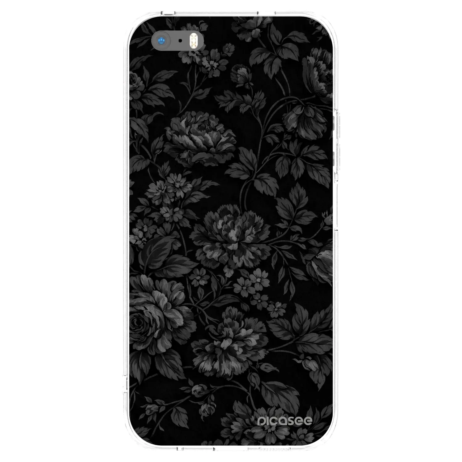 Picasee silikónový prehľadný obal pre Apple iPhone 5/5S/SE - Dark Romance