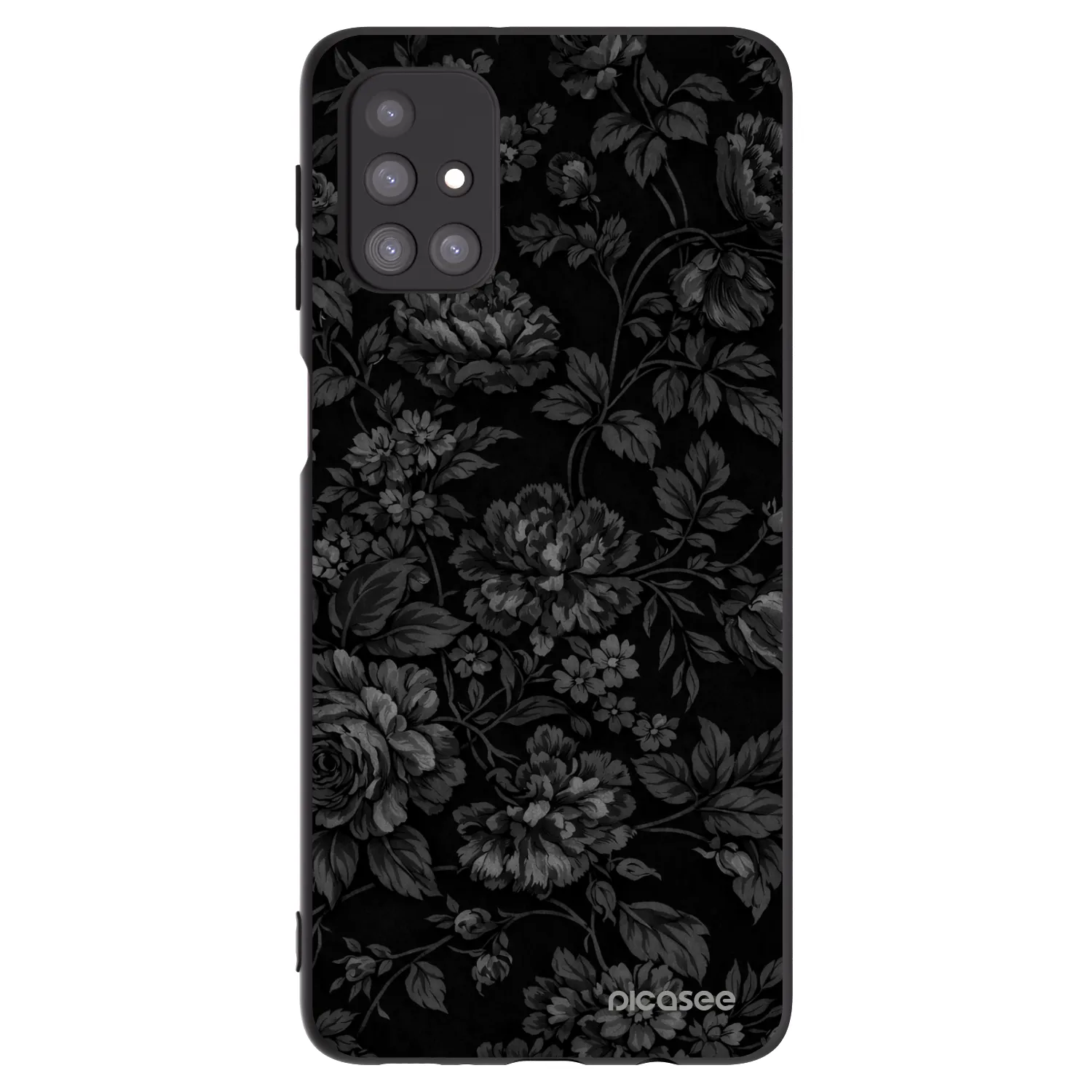 Picasee silikónový čierny obal pre Samsung Galaxy M31s - Dark Romance