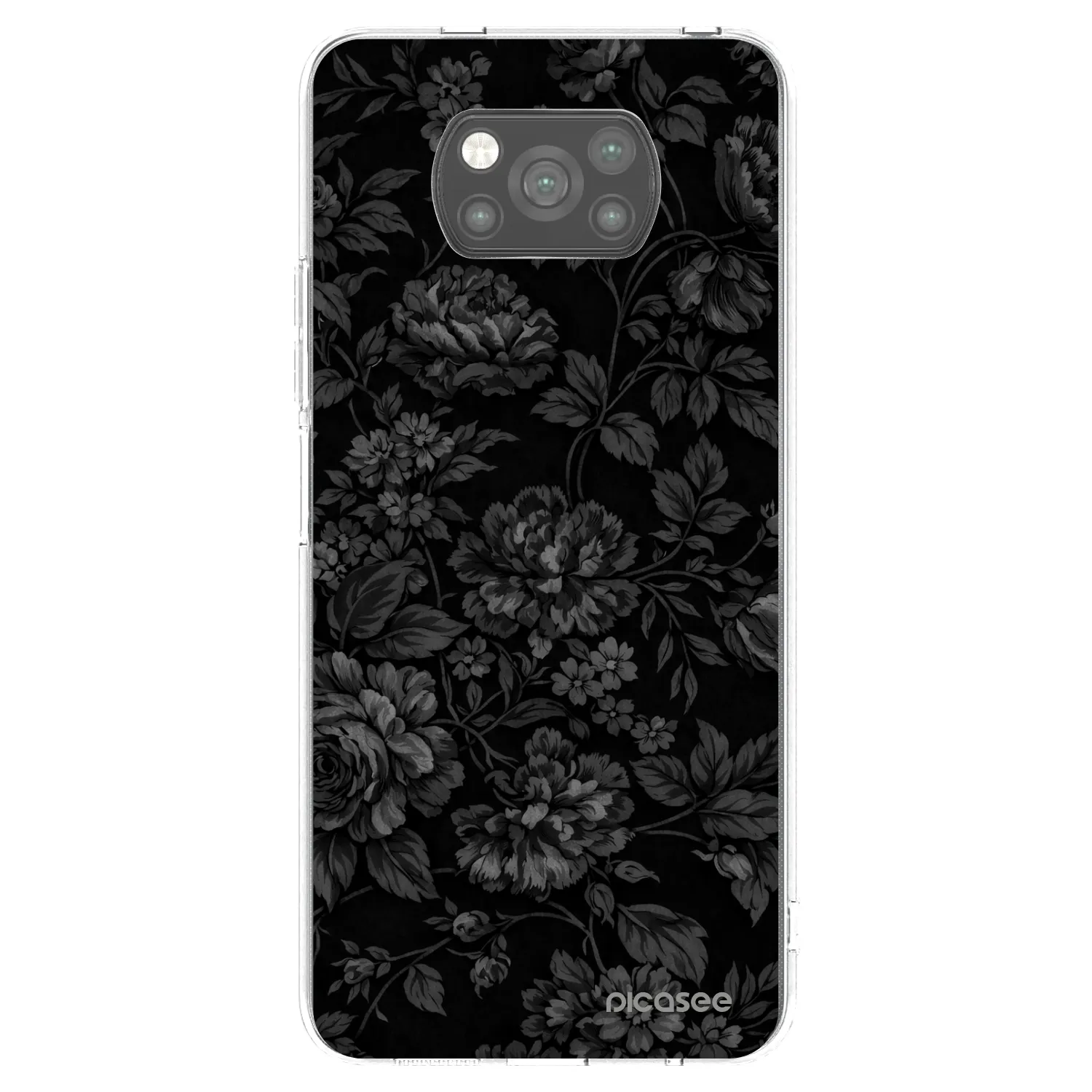 Picasee silikónový čierny obal pre Xiaomi Poco X3 - Dark Romance