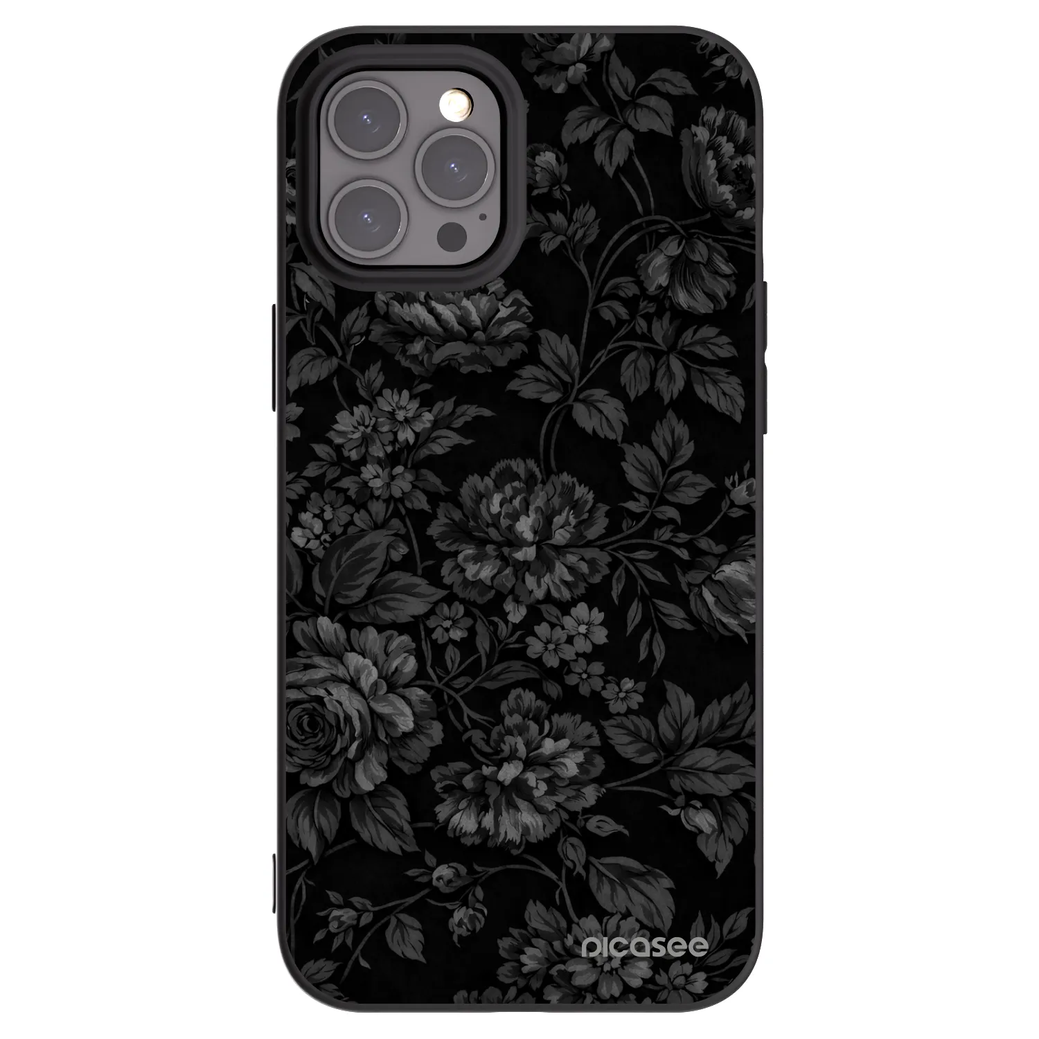 Picasee silikónový čierny obal pre Apple iPhone 12 Pro Max - Dark Romance
