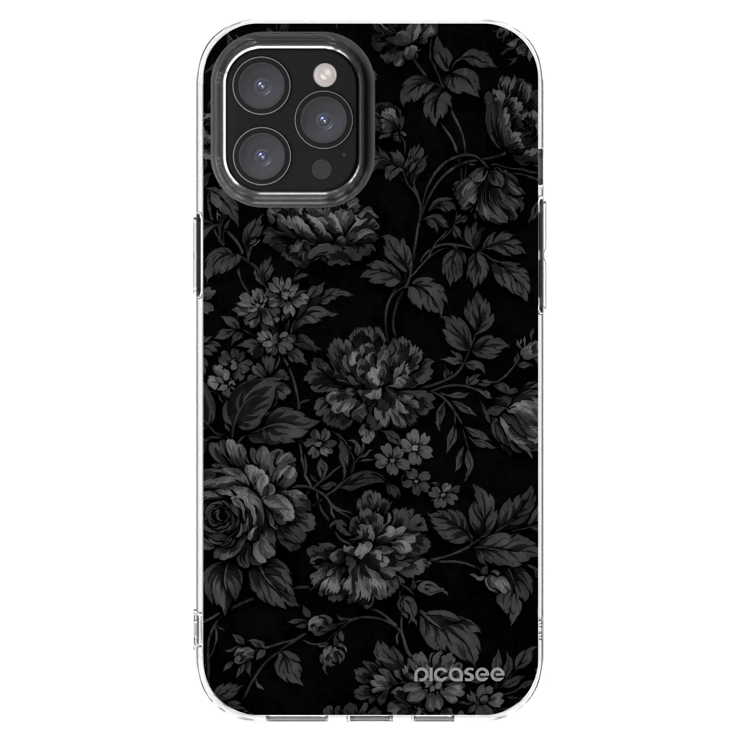Picasee silikónový prehľadný obal pre Apple iPhone 12 Pro Max - Dark Romance