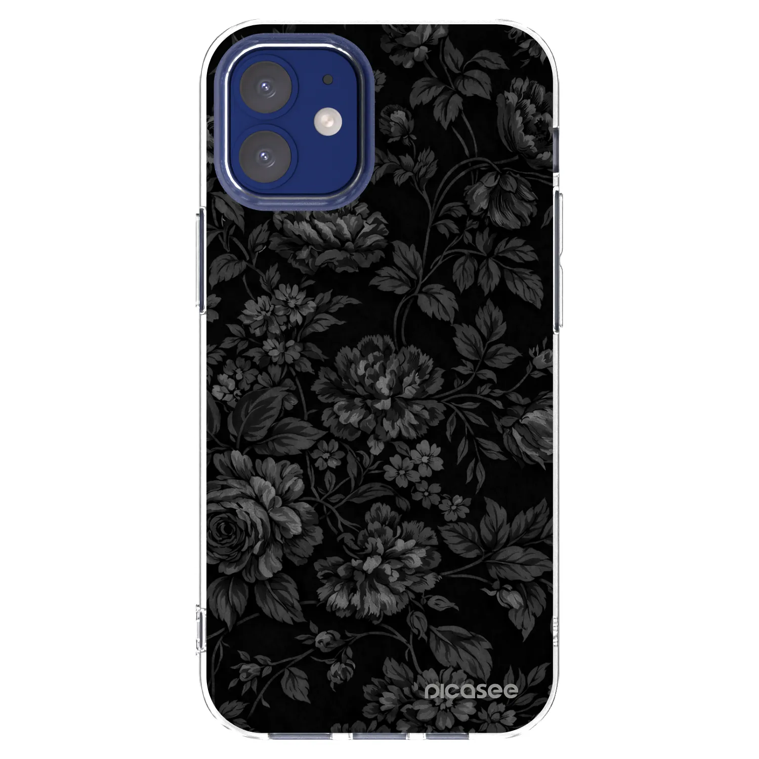 Picasee silikónový prehľadný obal pre Apple iPhone 12 mini - Dark Romance