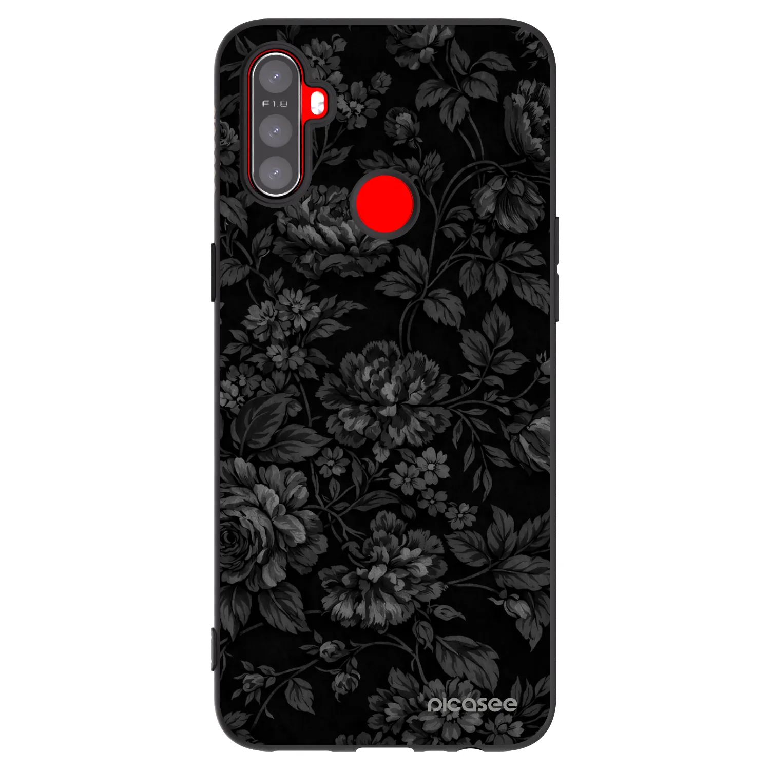 Picasee silikónový čierny obal pre Realme C3 - Dark Romance
