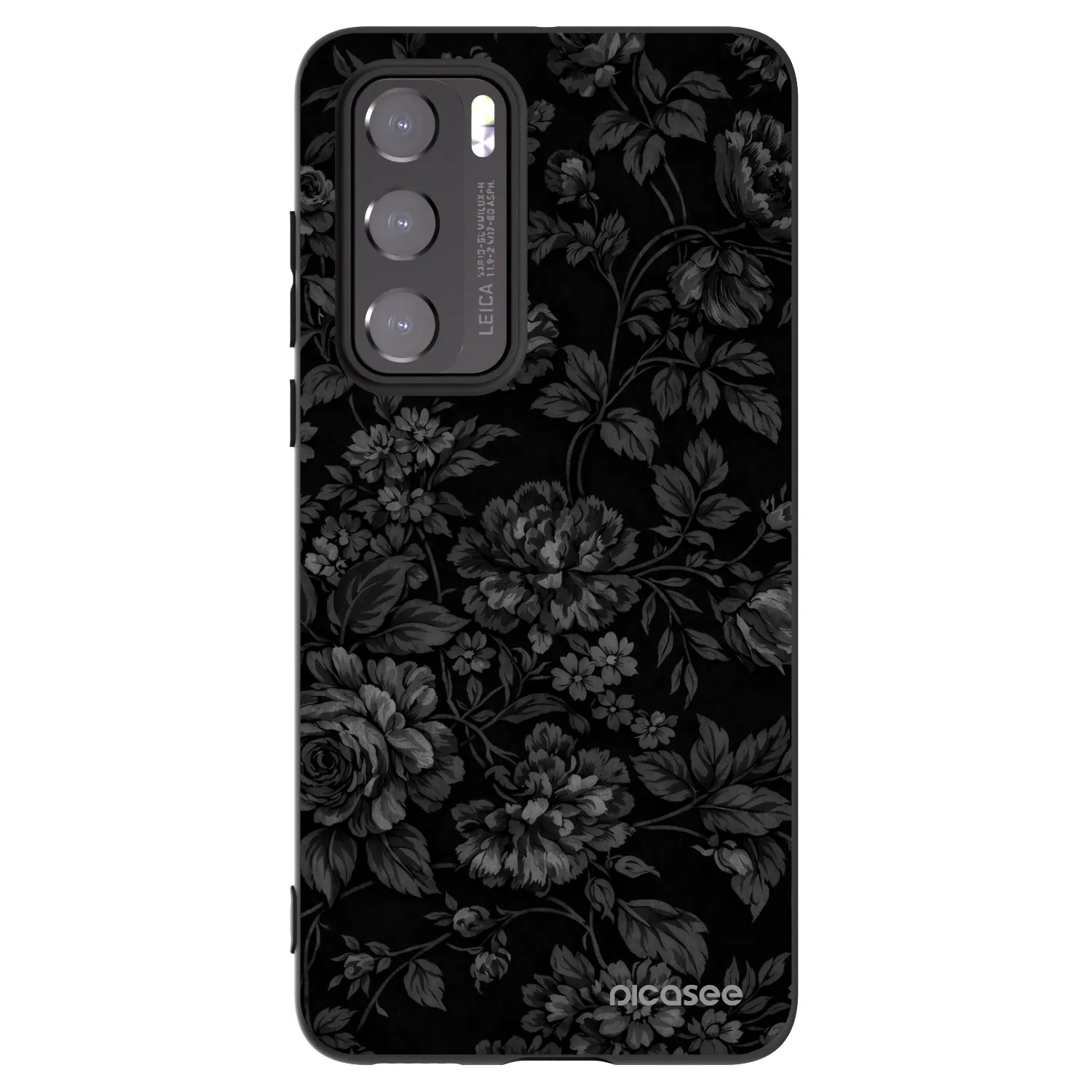 Picasee silikónový čierny obal pre Huawei P40 - Dark Romance