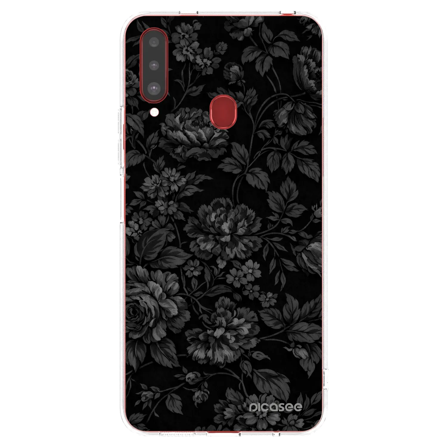 Picasee silikónový prehľadný obal pre Samsung Galaxy A20s - Dark Romance