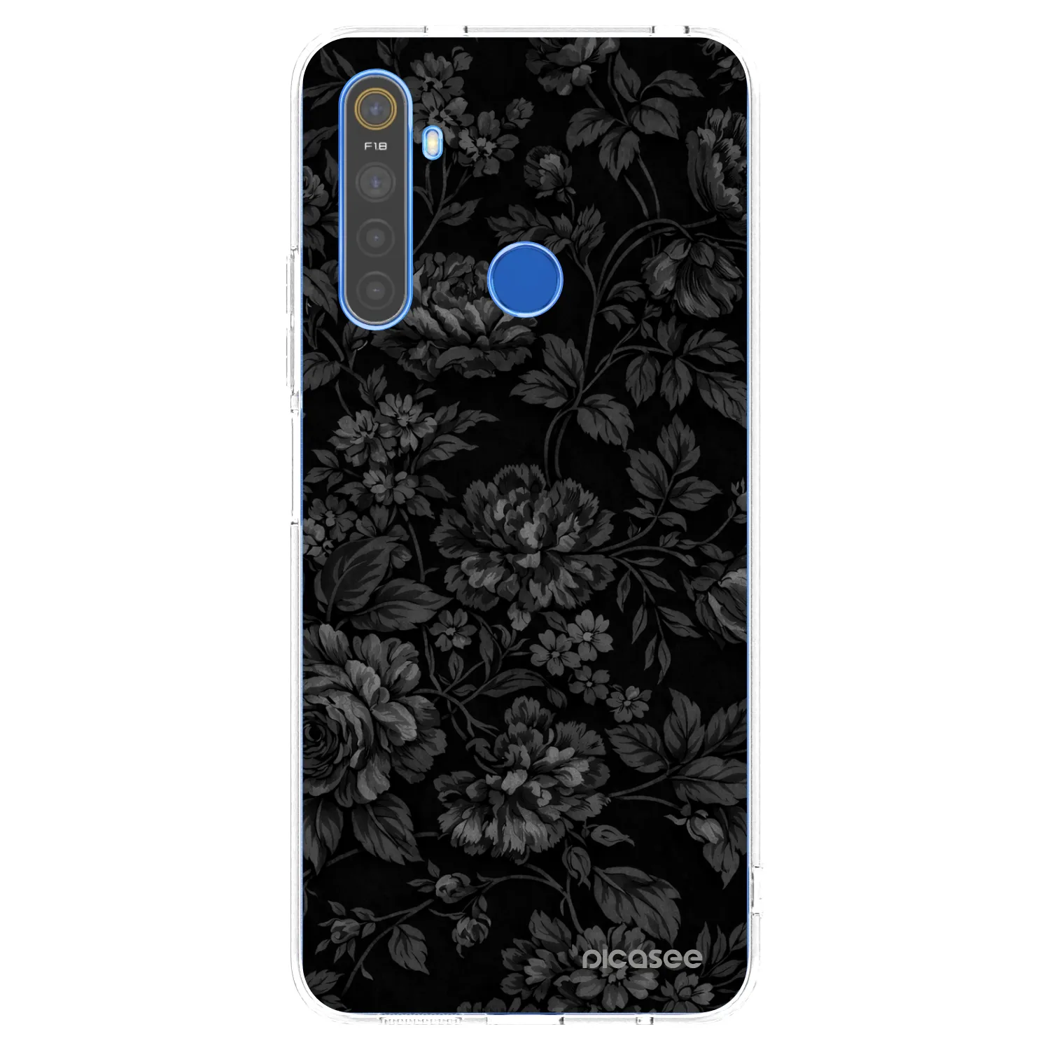 Picasee silikónový prehľadný obal pre Realme 5 - Dark Romance