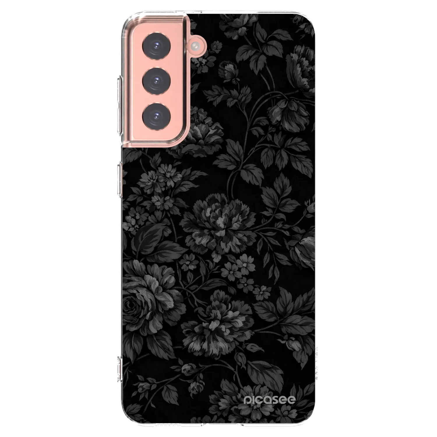 Silikónový prehľadný obal pre Samsung Galaxy S21 5G G991B - Dark Romance