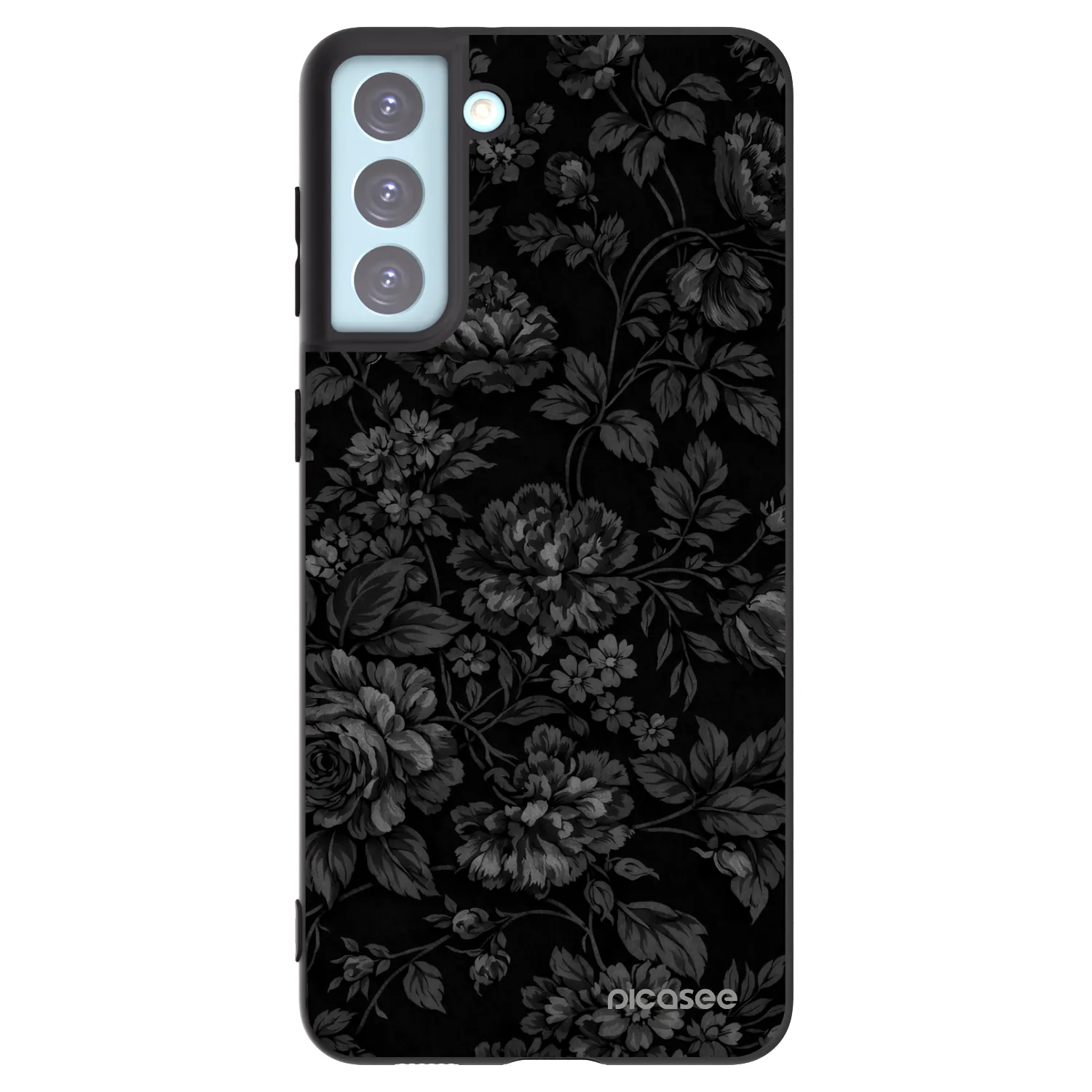 Picasee silikónový čierny obal pre Samsung Galaxy S21+ 5G G996F - Dark Romance