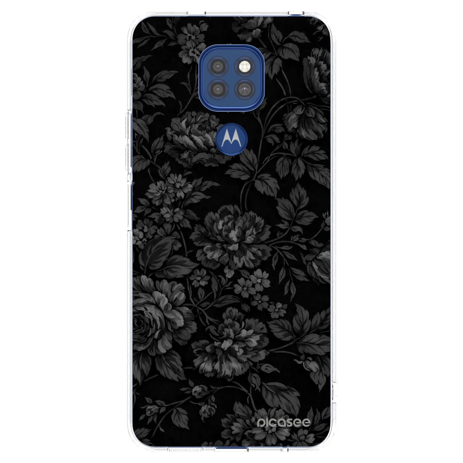 Silikónový prehľadný obal pre Motorola Moto G9 Play - Dark Romance