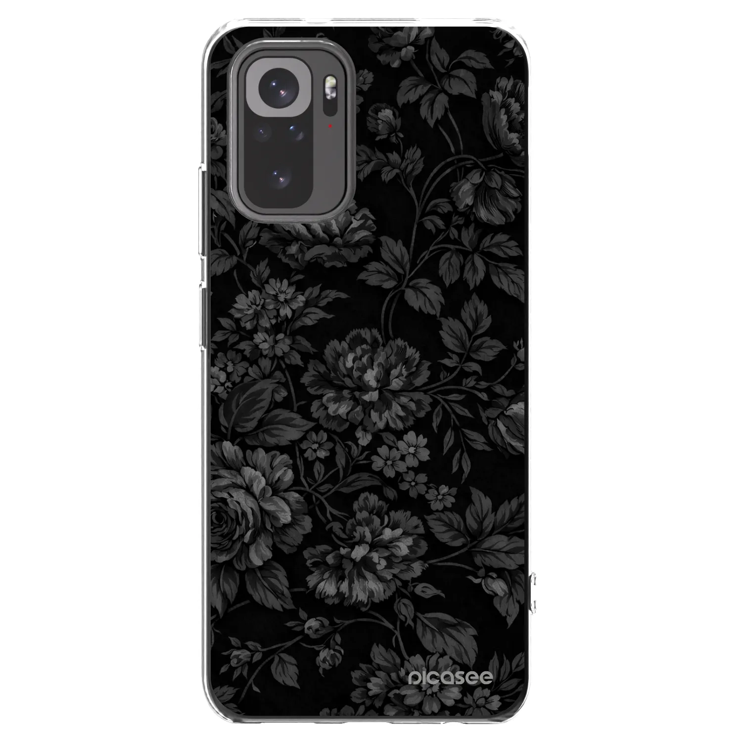 Picasee silikónový prehľadný obal pre Xiaomi Redmi Note 10 - Dark Romance
