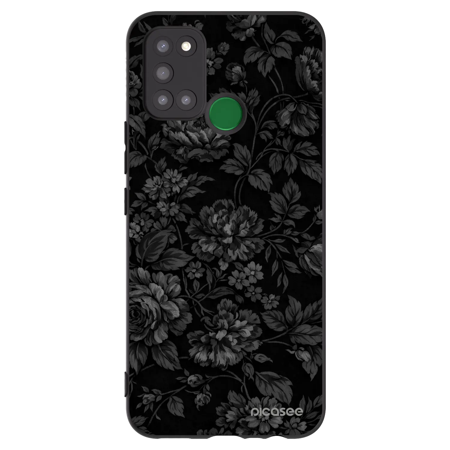 Picasee silikónový čierny obal pre Realme 7i - Dark Romance