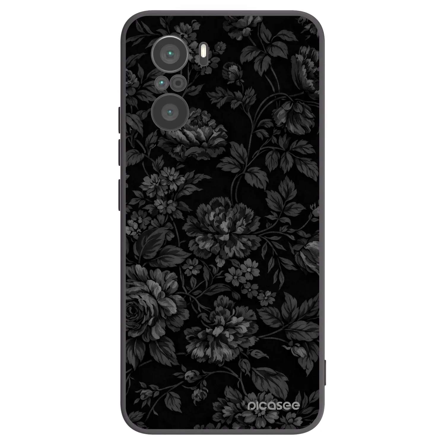 Picasee silikónový čierny obal pre Xiaomi Poco F3 - Dark Romance