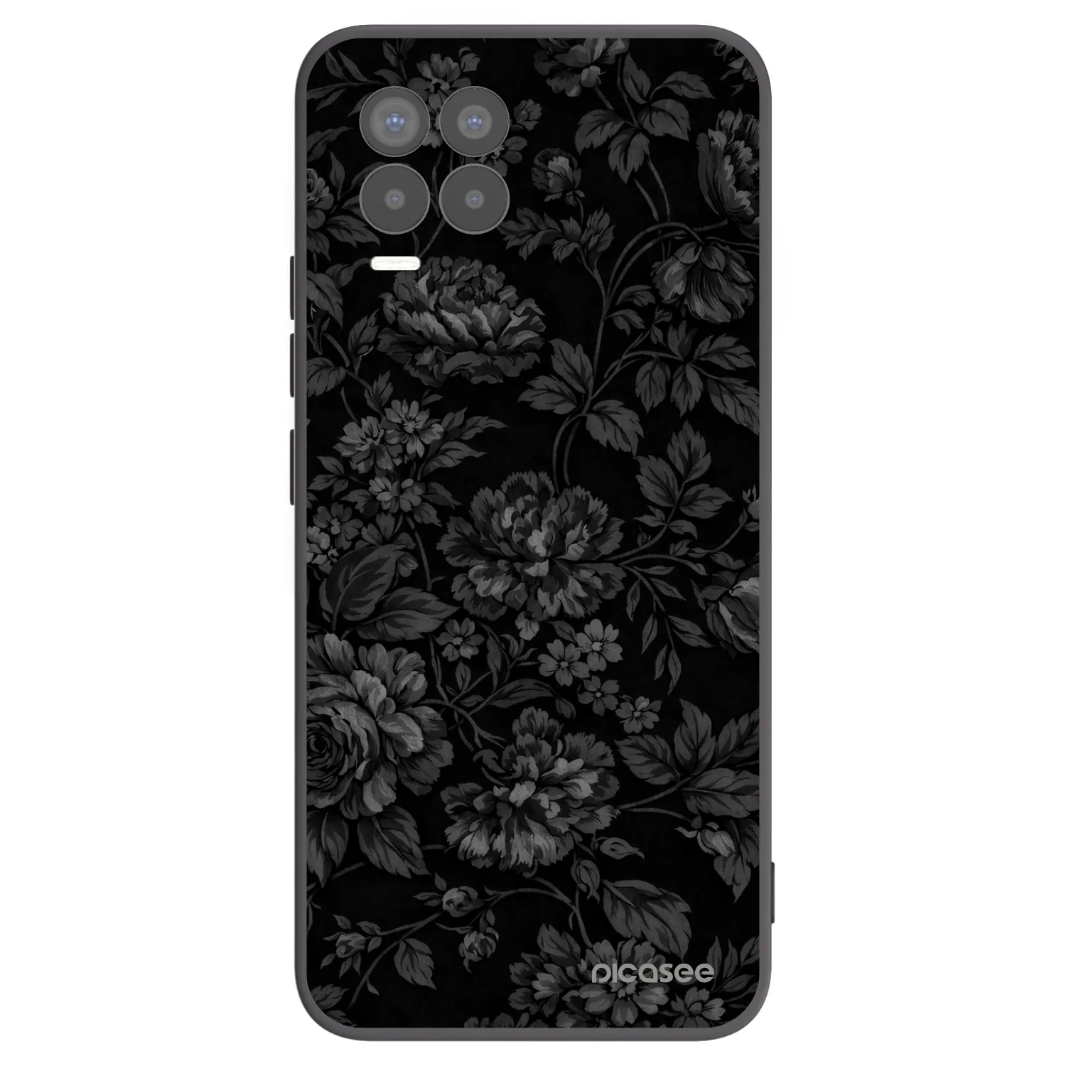 Picasee silikónový čierny obal pre Realme 8 Pro - Dark Romance