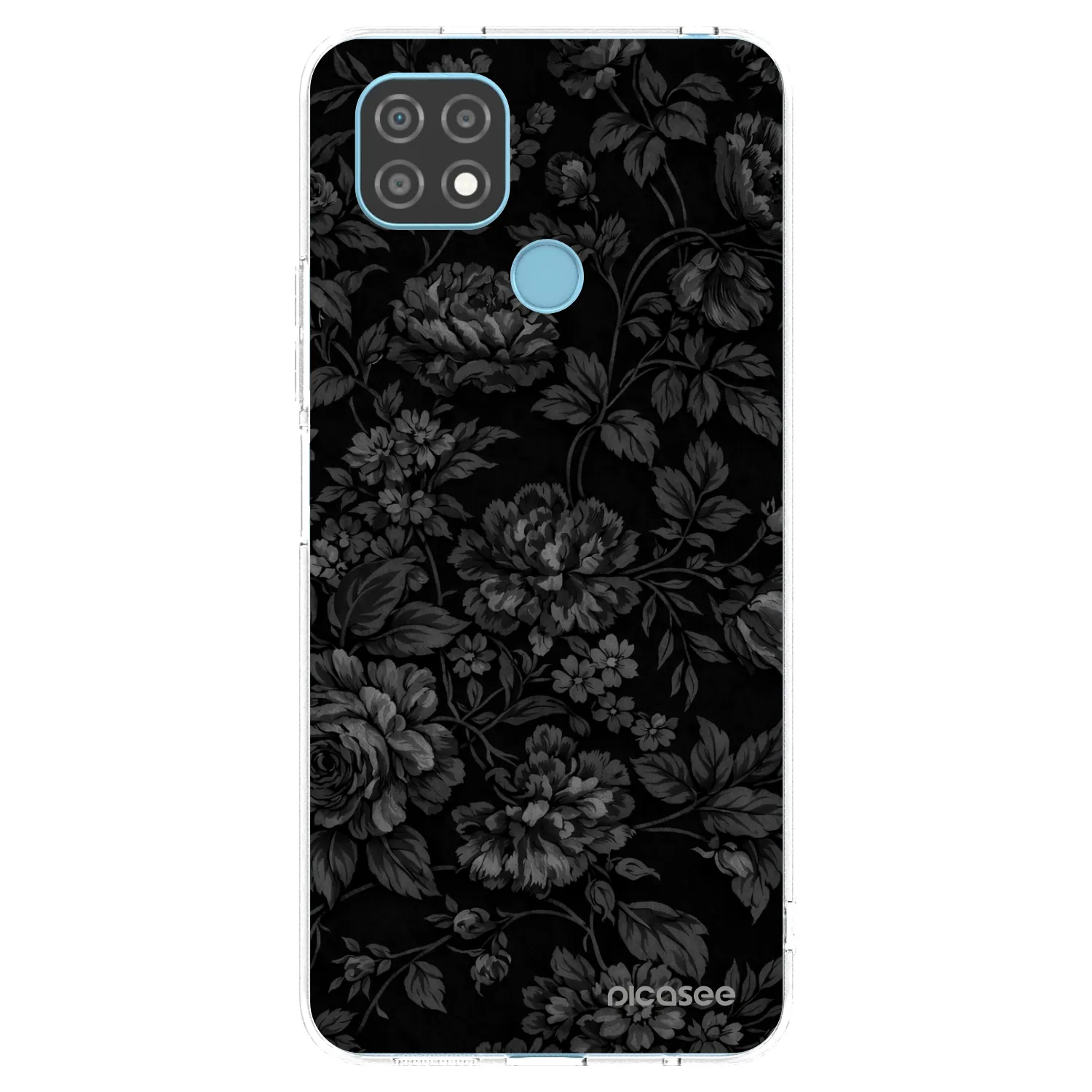 Picasee silikónový prehľadný obal pre Realme C21 - Dark Romance