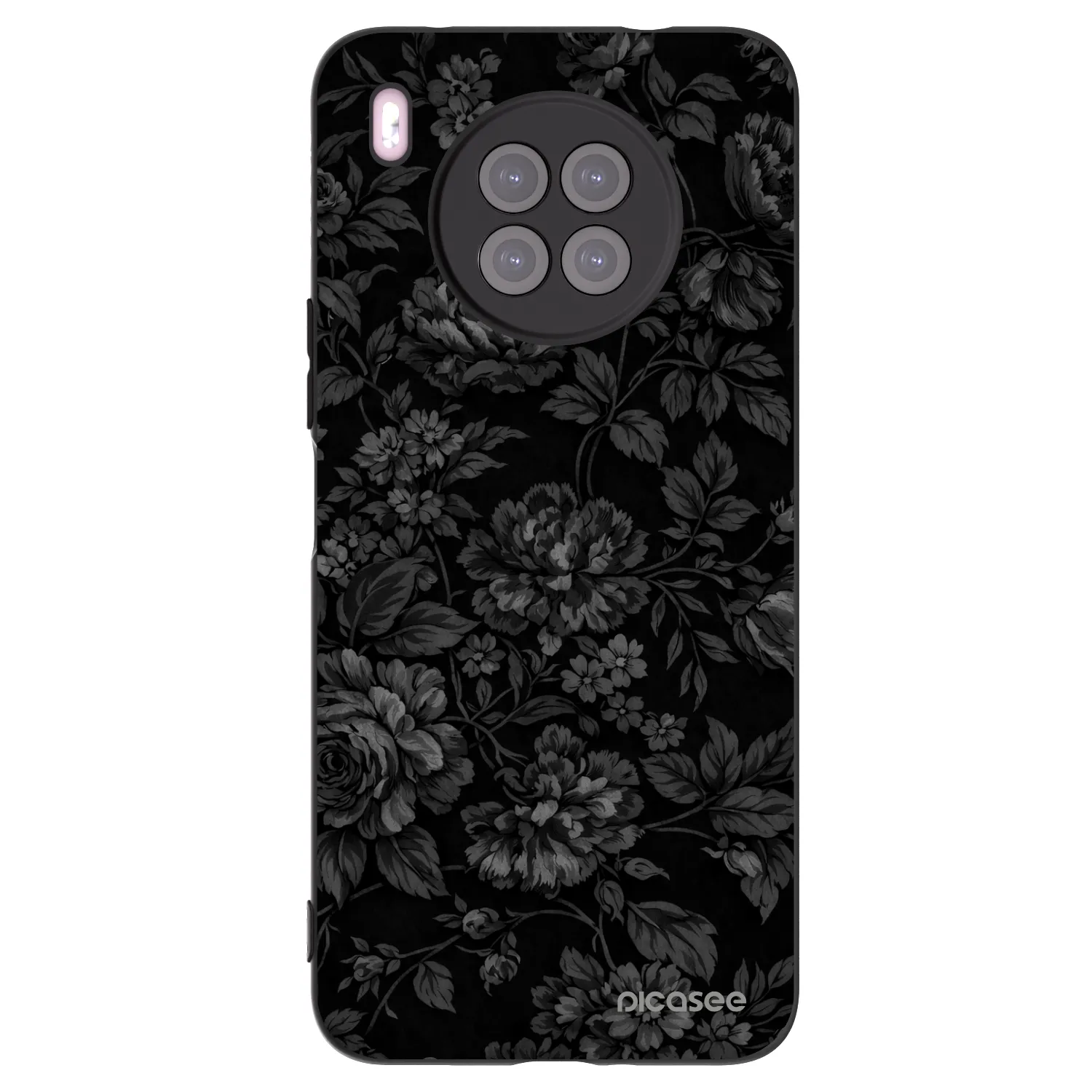 Picasee silikónový čierny obal pre Huawei Nova 8i - Dark Romance
