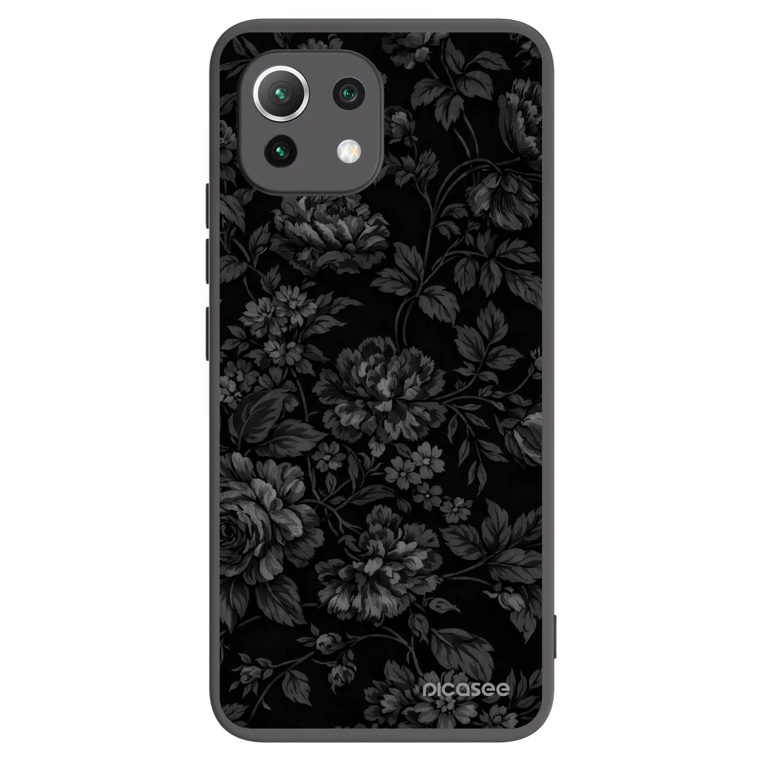 Picasee silikónový čierny obal pre Xiaomi 11 Lite 5G NE - Dark Romance