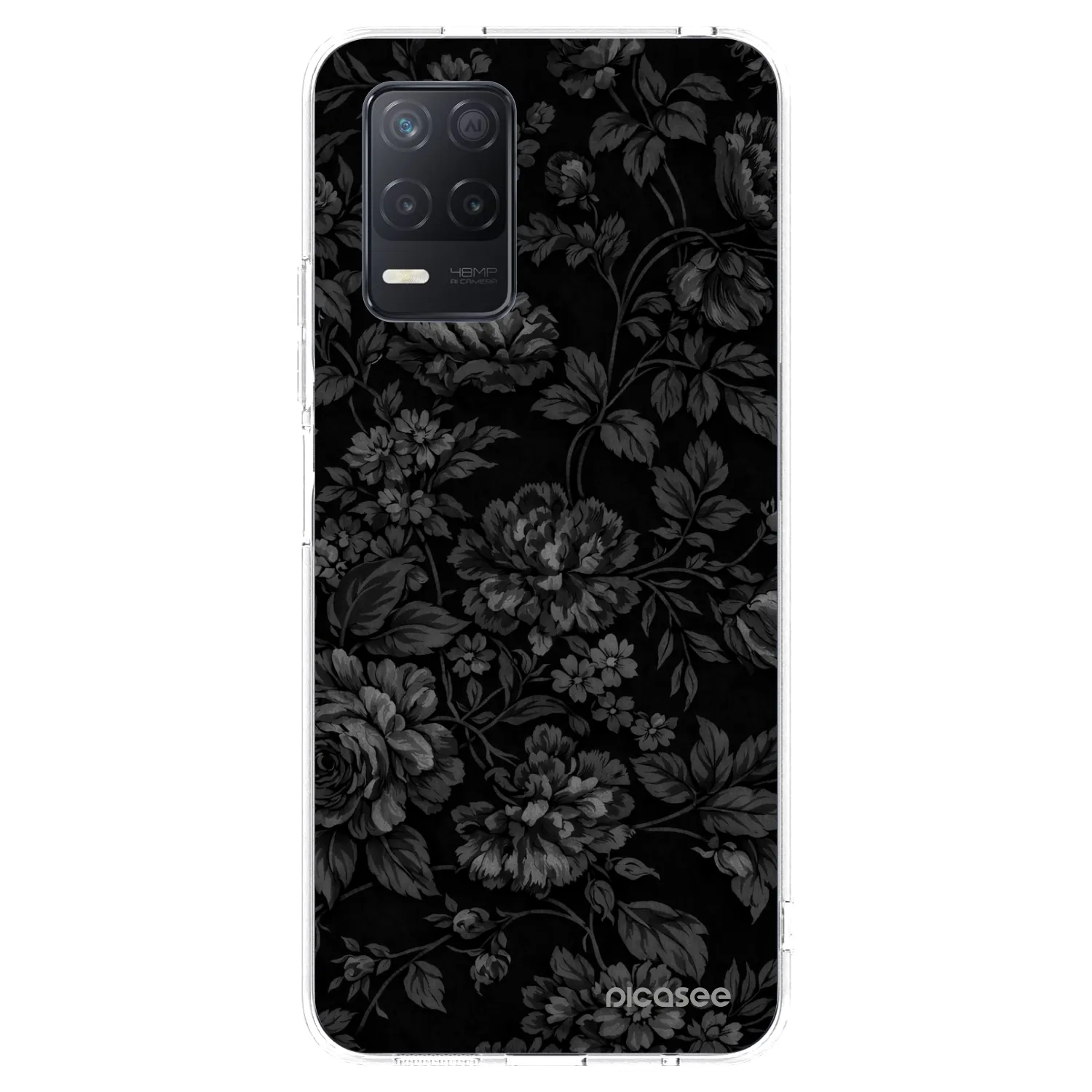 Picasee silikónový prehľadný obal pre Realme 8 5G - Dark Romance