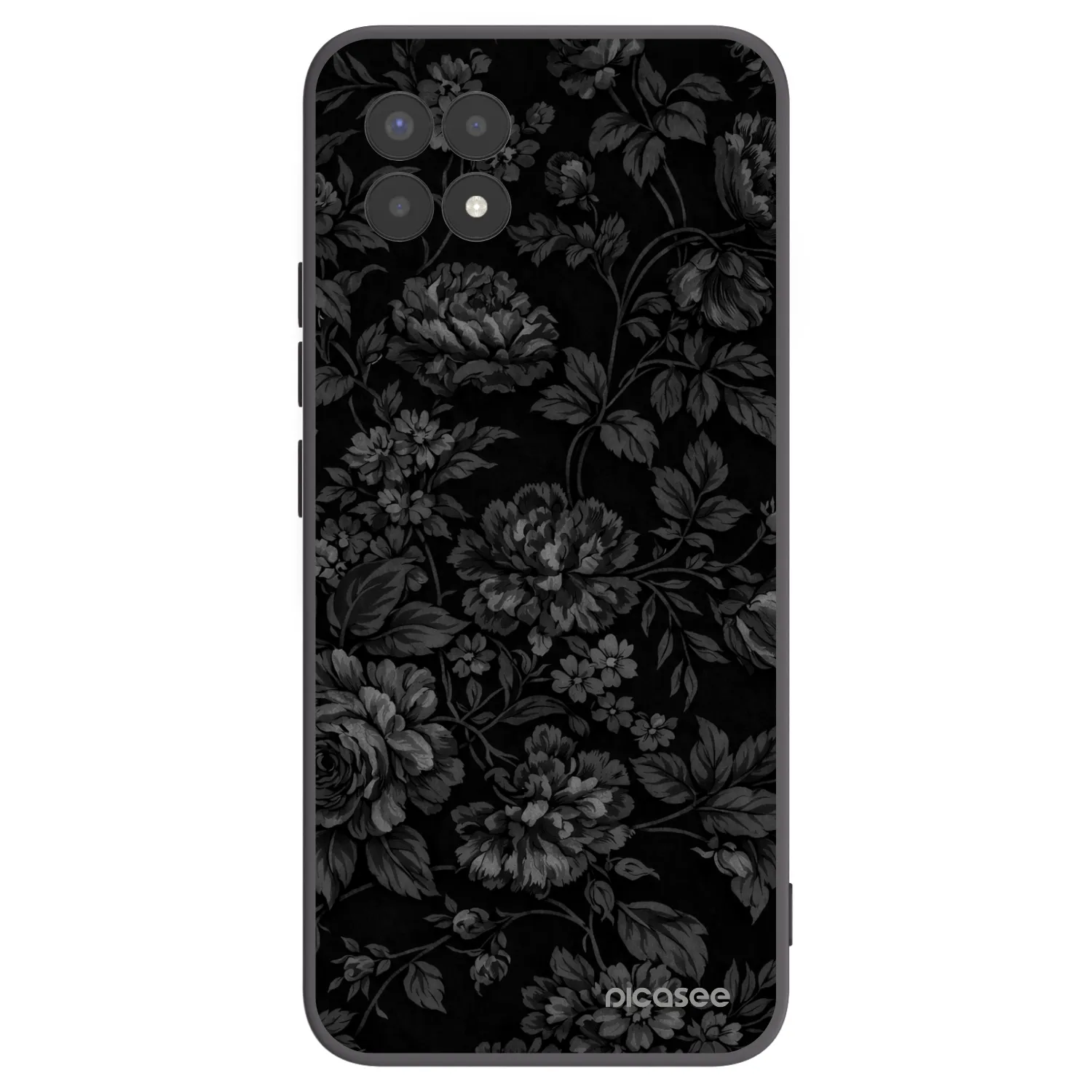 Picasee silikónový čierny obal pre Realme 8i - Dark Romance