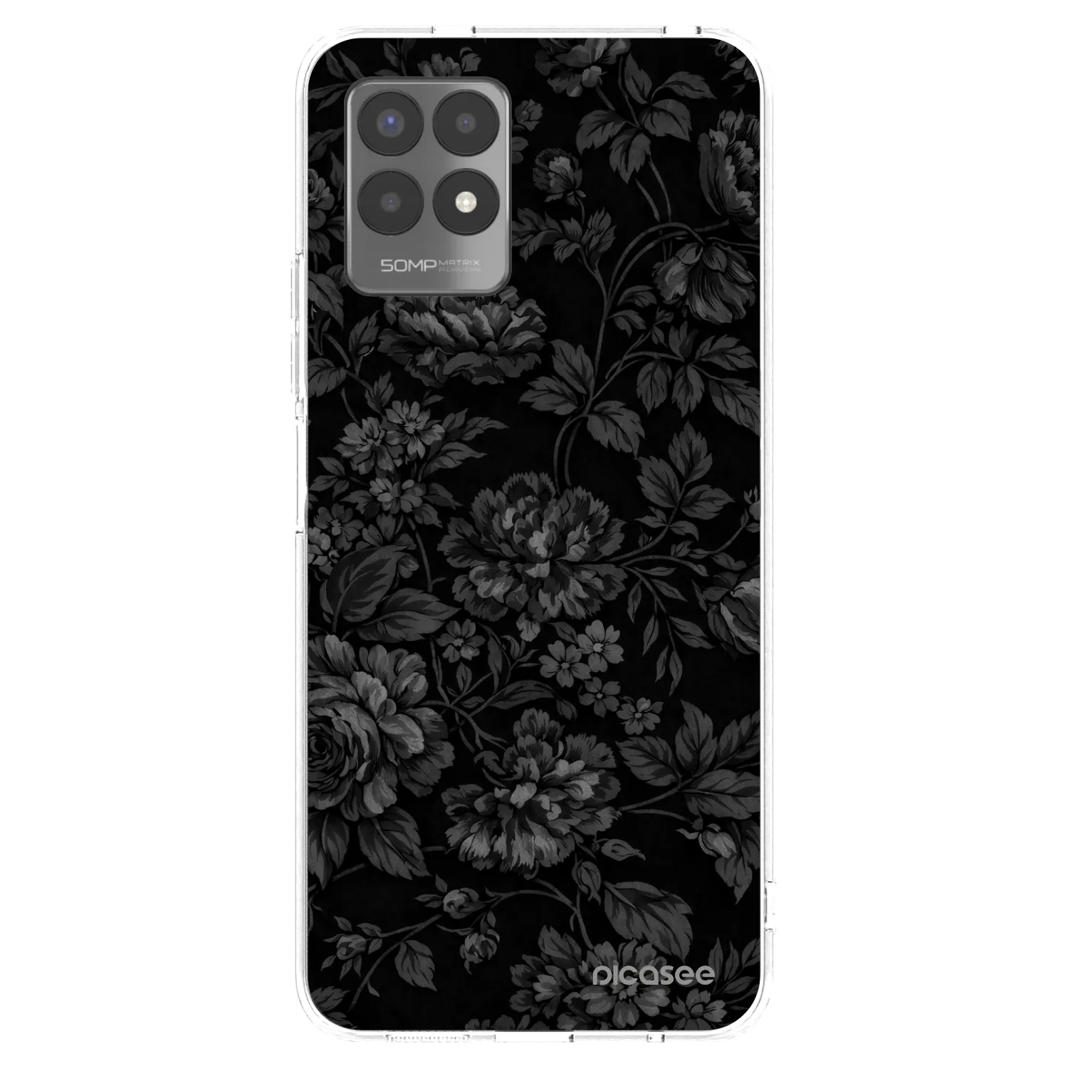 Picasee silikónový prehľadný obal pre Realme 8i - Dark Romance
