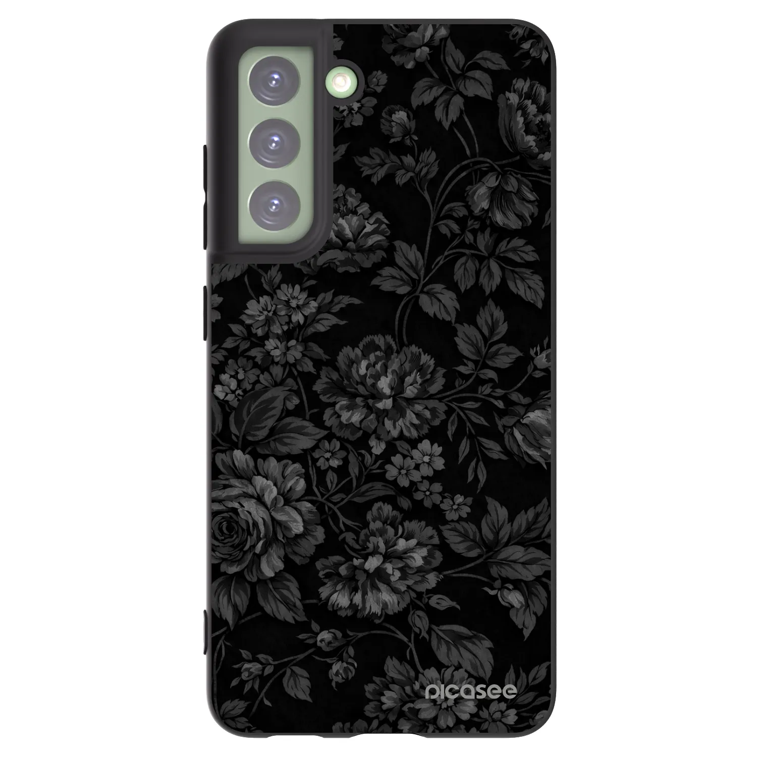 Picasee silikónový čierny obal pre Samsung Galaxy S21 FE 5G - Dark Romance