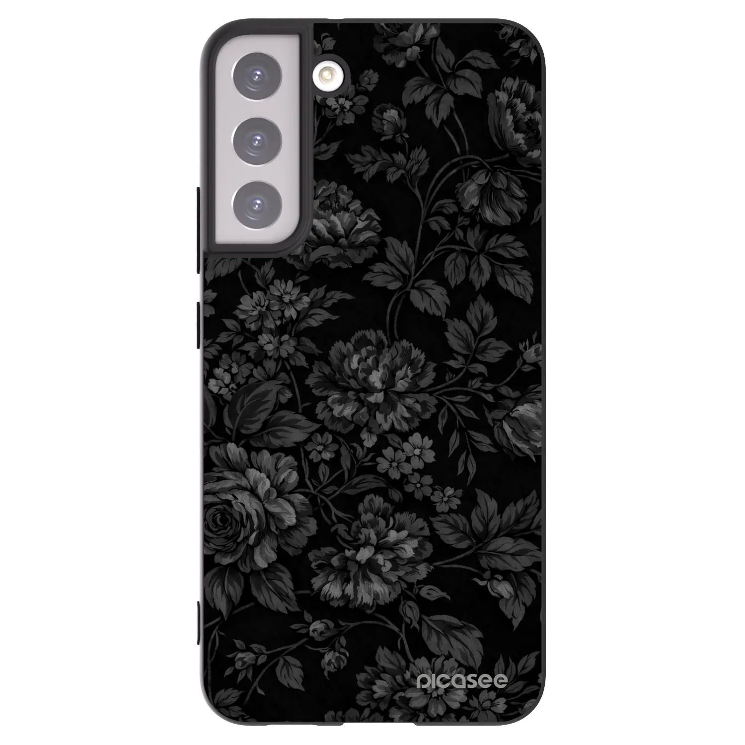 Picasee silikónový čierny obal pre Samsung Galaxy S22+ 5G - Dark Romance