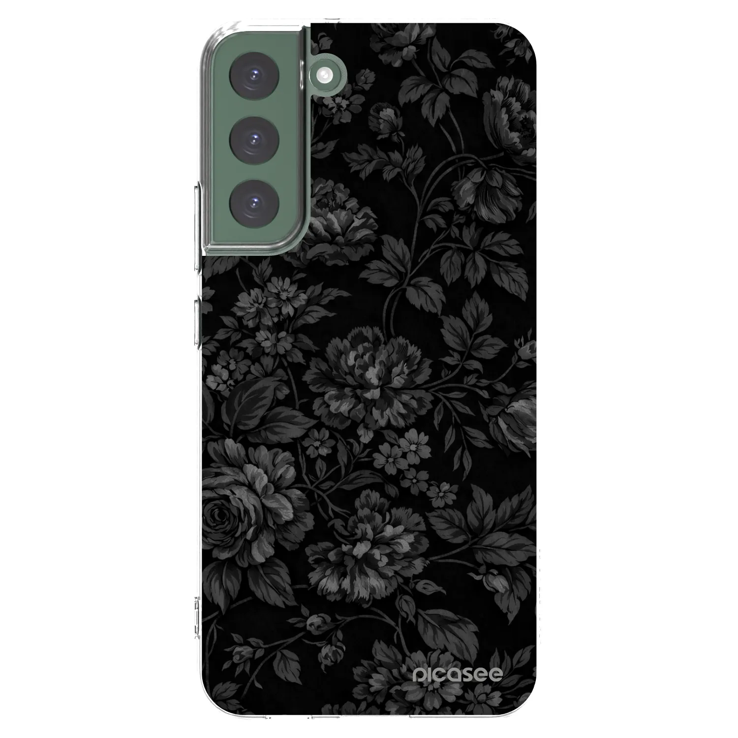 Picasee silikónový prehľadný obal pre Samsung Galaxy S22+ 5G - Dark Romance