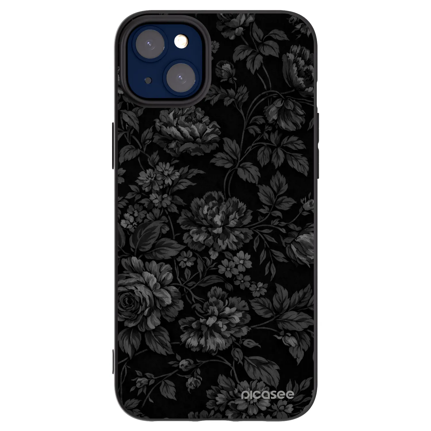 Picasee silikónový čierny obal pre Apple iPhone 14 Plus - Dark Romance