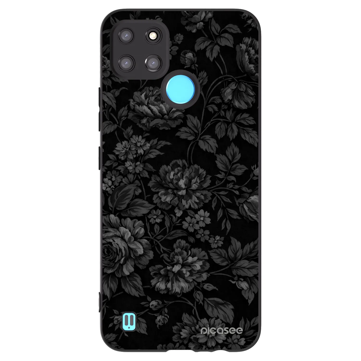 Picasee silikónový čierny obal pre Realme C21Y - Dark Romance