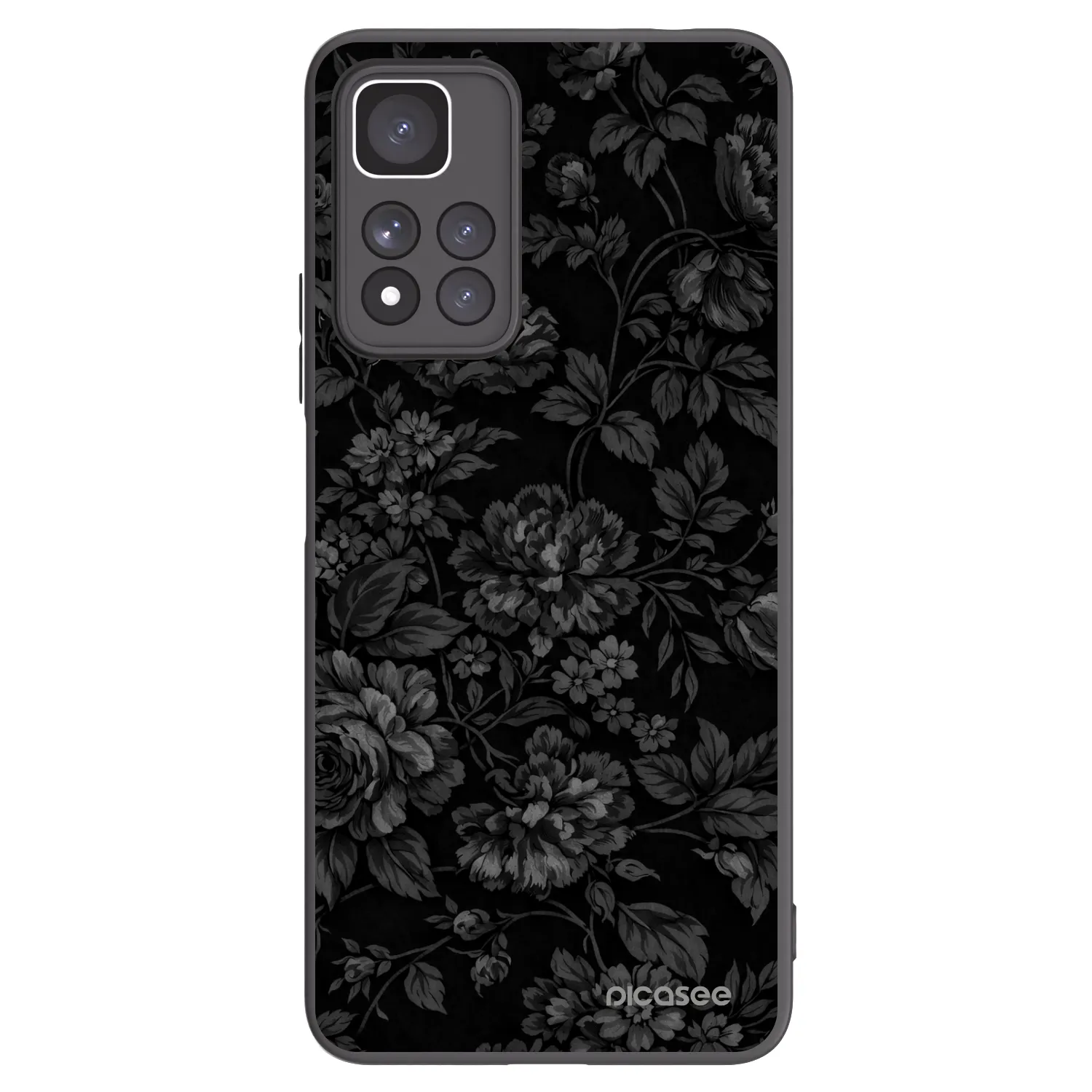 Picasee silikónový čierny obal pre Xiaomi Redmi Note 11 Pro+ 5G - Dark Romance