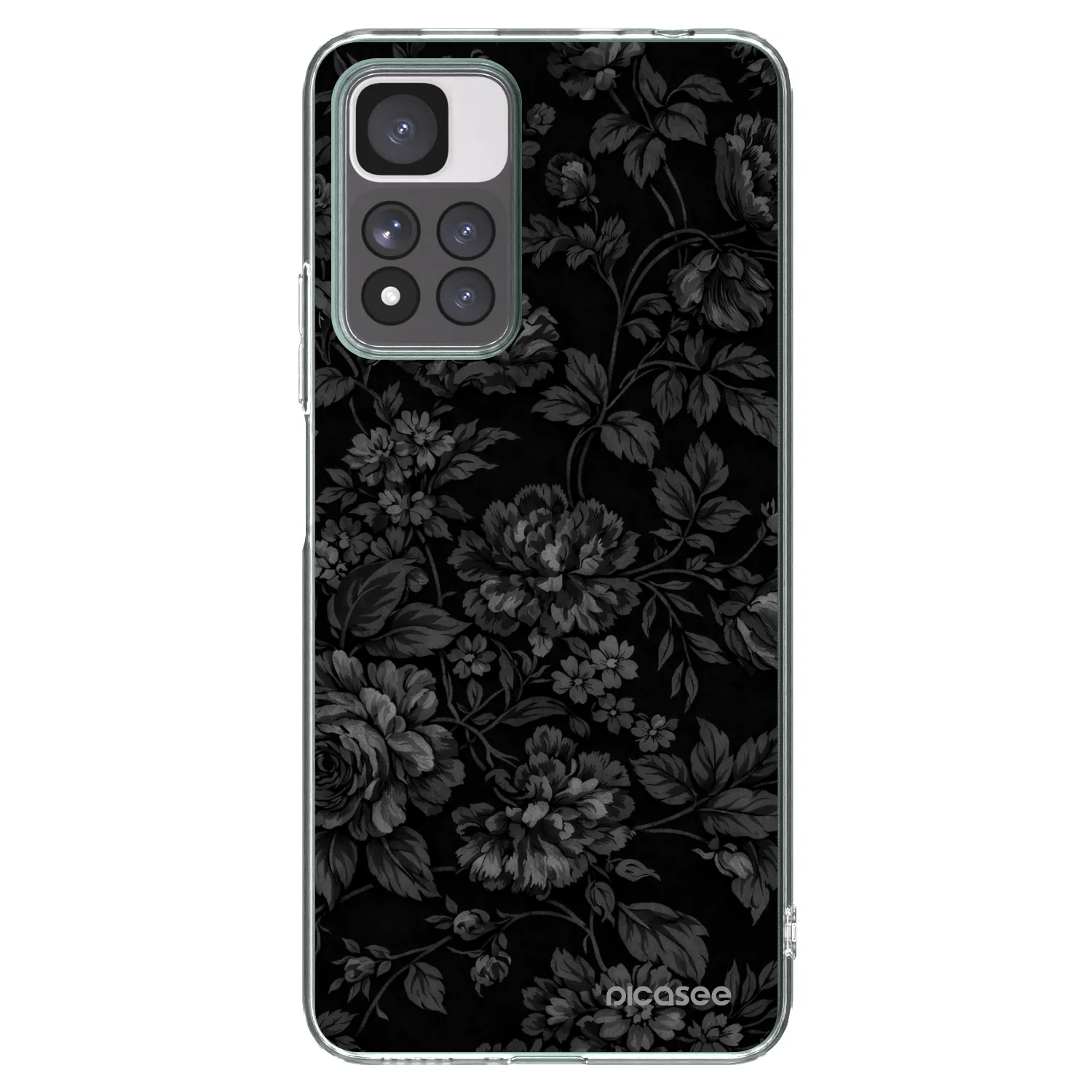 Picasee silikónový prehľadný obal pre Xiaomi Redmi Note 11 Pro+ 5G - Dark Romance