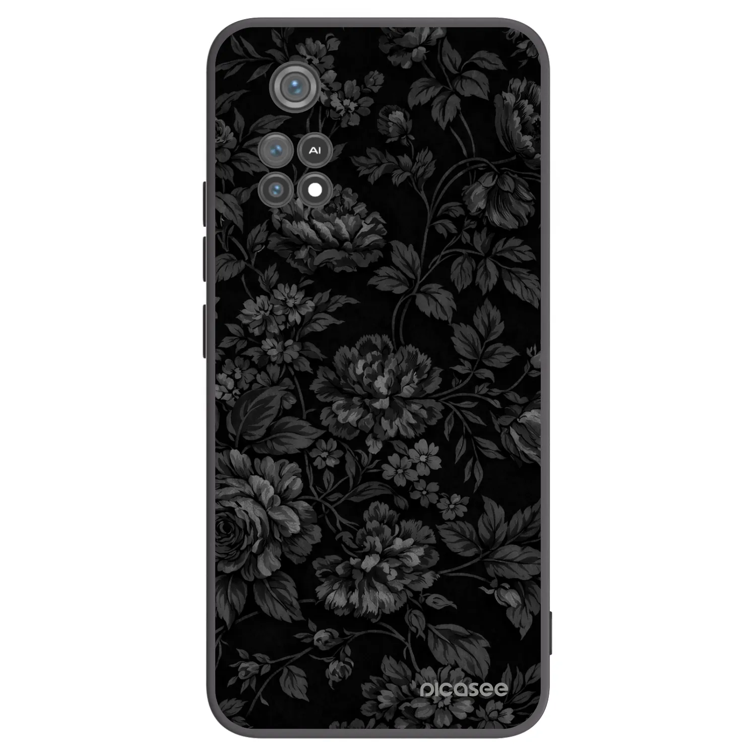 Picasee silikónový čierny obal pre Xiaomi Poco M4 Pro - Dark Romance