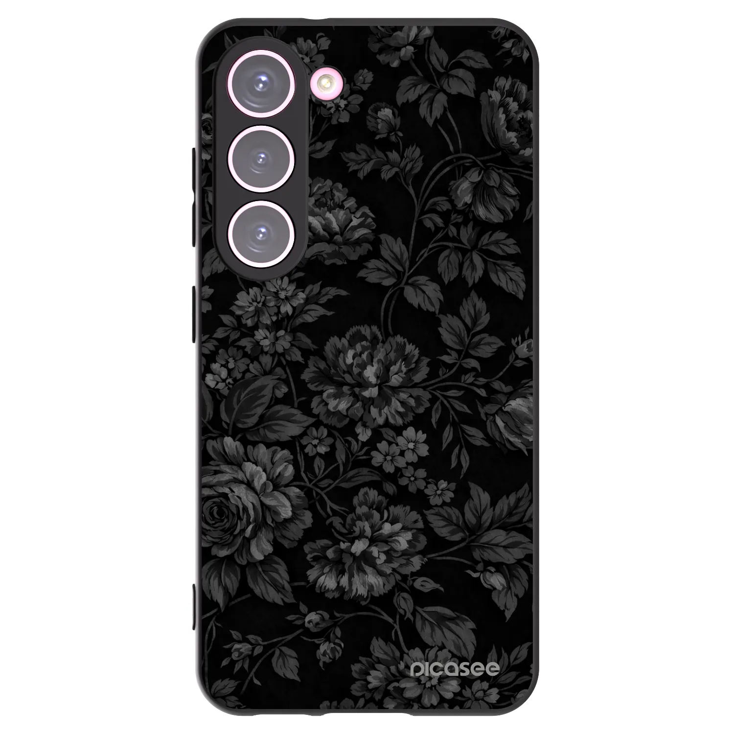 Silikónový čierny obal pre Samsung Galaxy S23 5G - Dark Romance