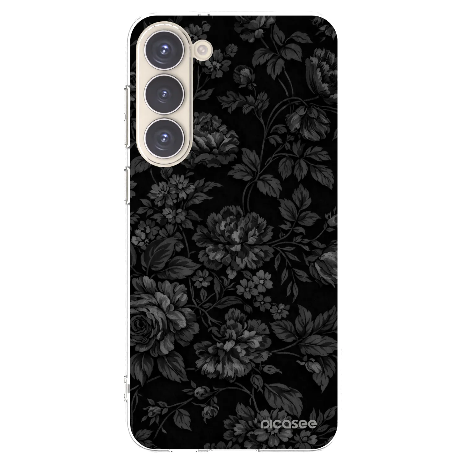 Picasee silikónový prehľadný obal pre Samsung Galaxy S23+ 5G - Dark Romance