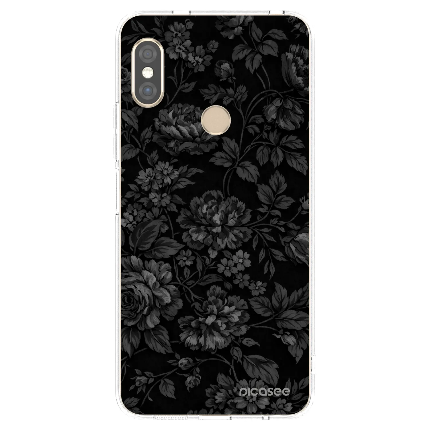 Picasee silikónový prehľadný obal pre Xiaomi Redmi Note 5 Global - Dark Romance