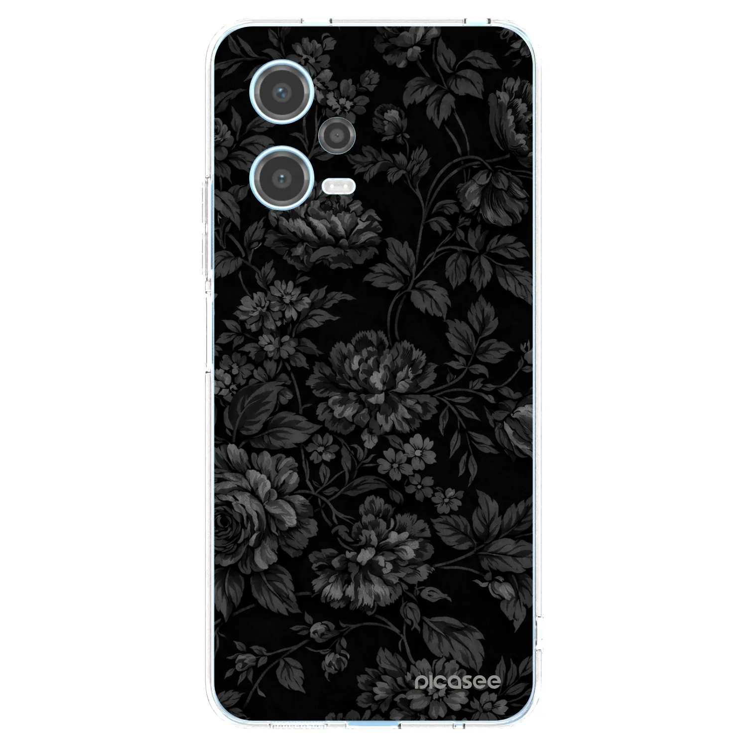 Picasee silikónový prehľadný obal pre Xiaomi Redmi Note 12 5G - Dark Romance