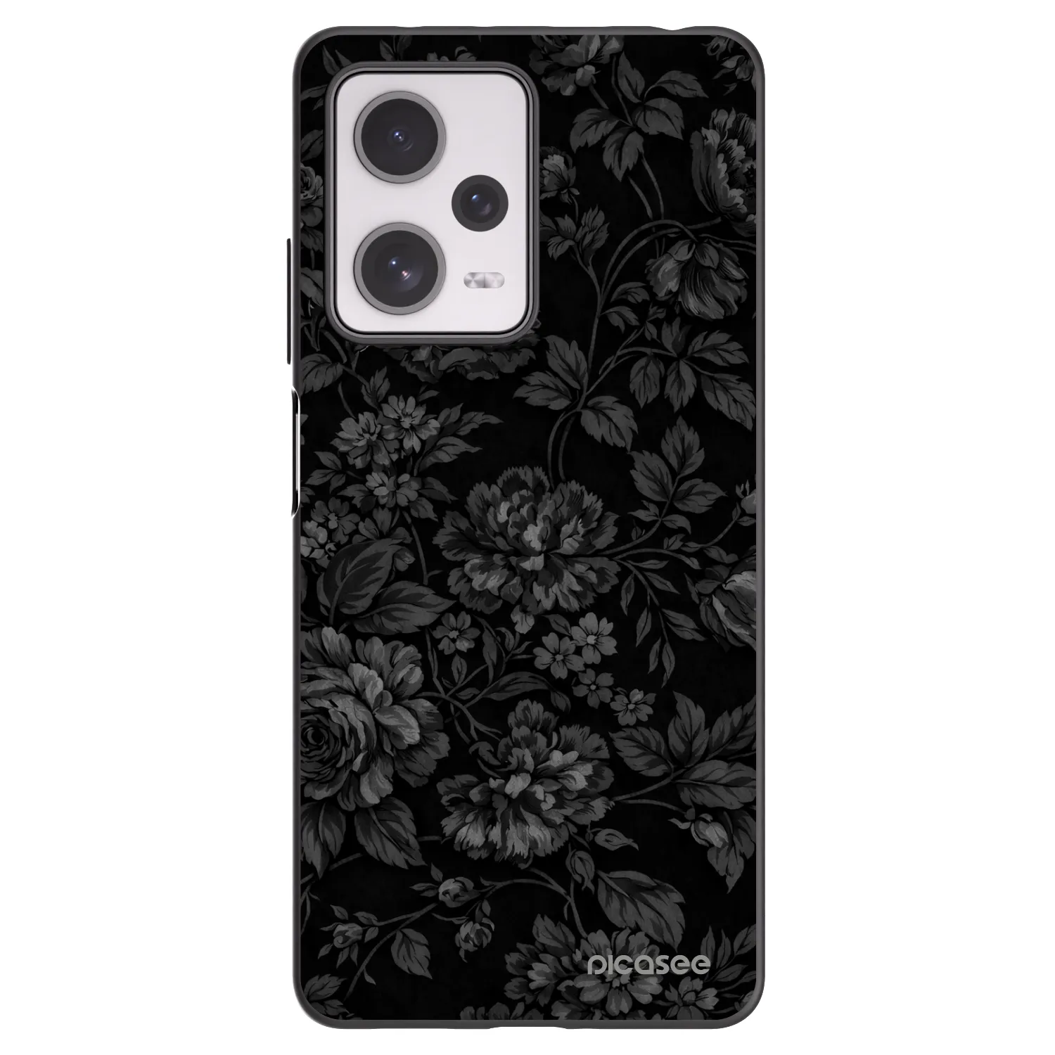 Picasee silikónový čierny obal pre Xiaomi Redmi Note 12 Pro+ 5G - Dark Romance