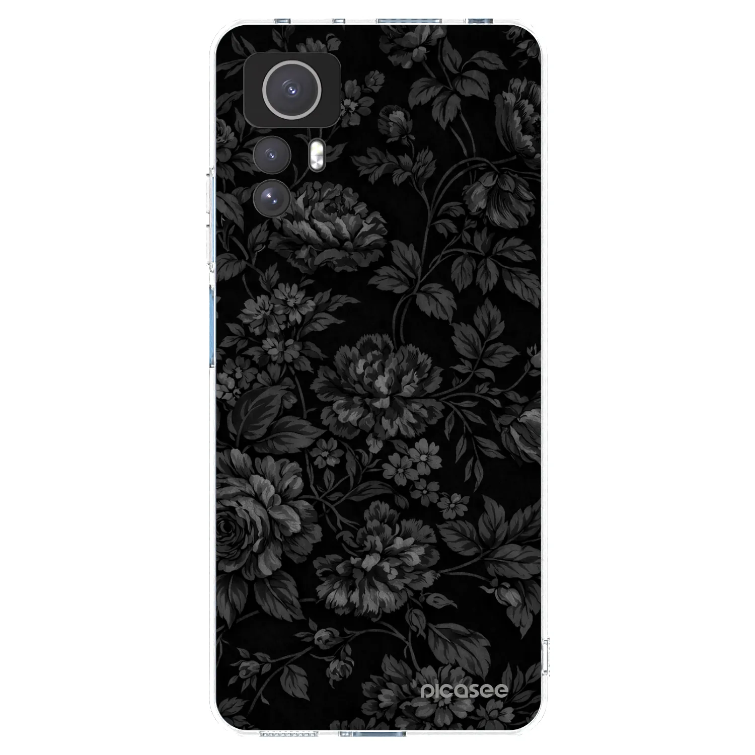 Picasee silikónový prehľadný obal pre Xiaomi Redmi Note 12S - Dark Romance