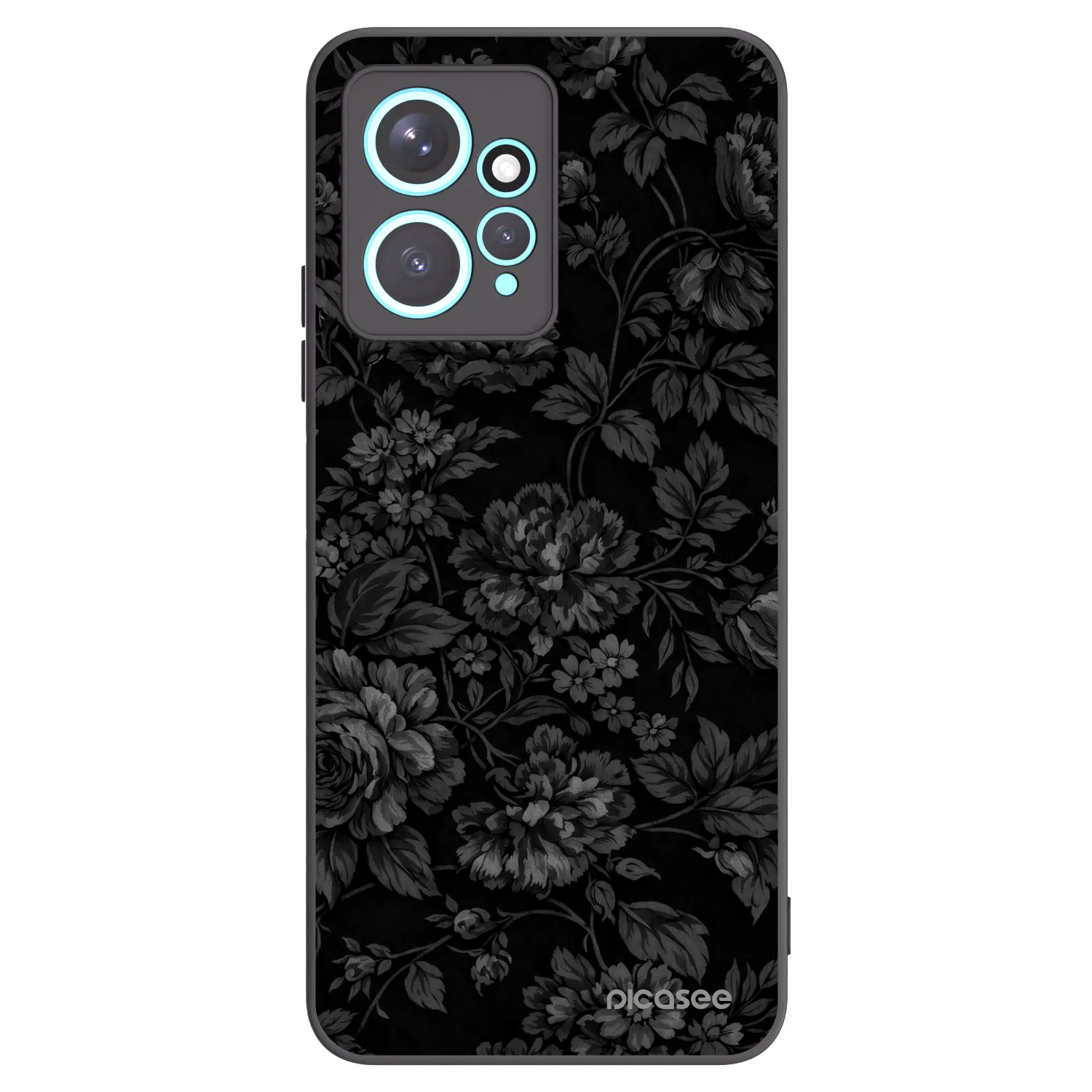 Picasee silikónový čierny obal pre Xiaomi Redmi Note 12 4G - Dark Romance