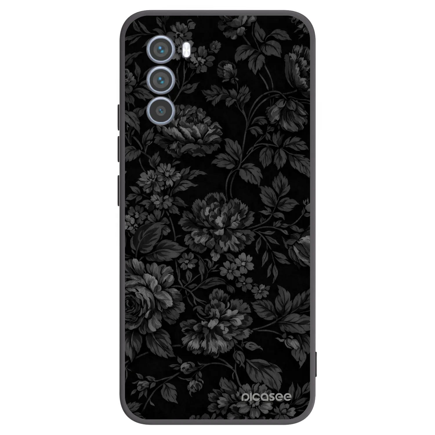 Picasee silikónový čierny obal pre Motorola Moto G62 - Dark Romance
