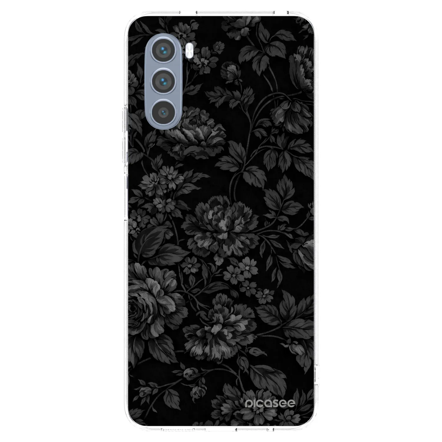 Silikónový prehľadný obal pre Motorola Moto G62 - Dark Romance