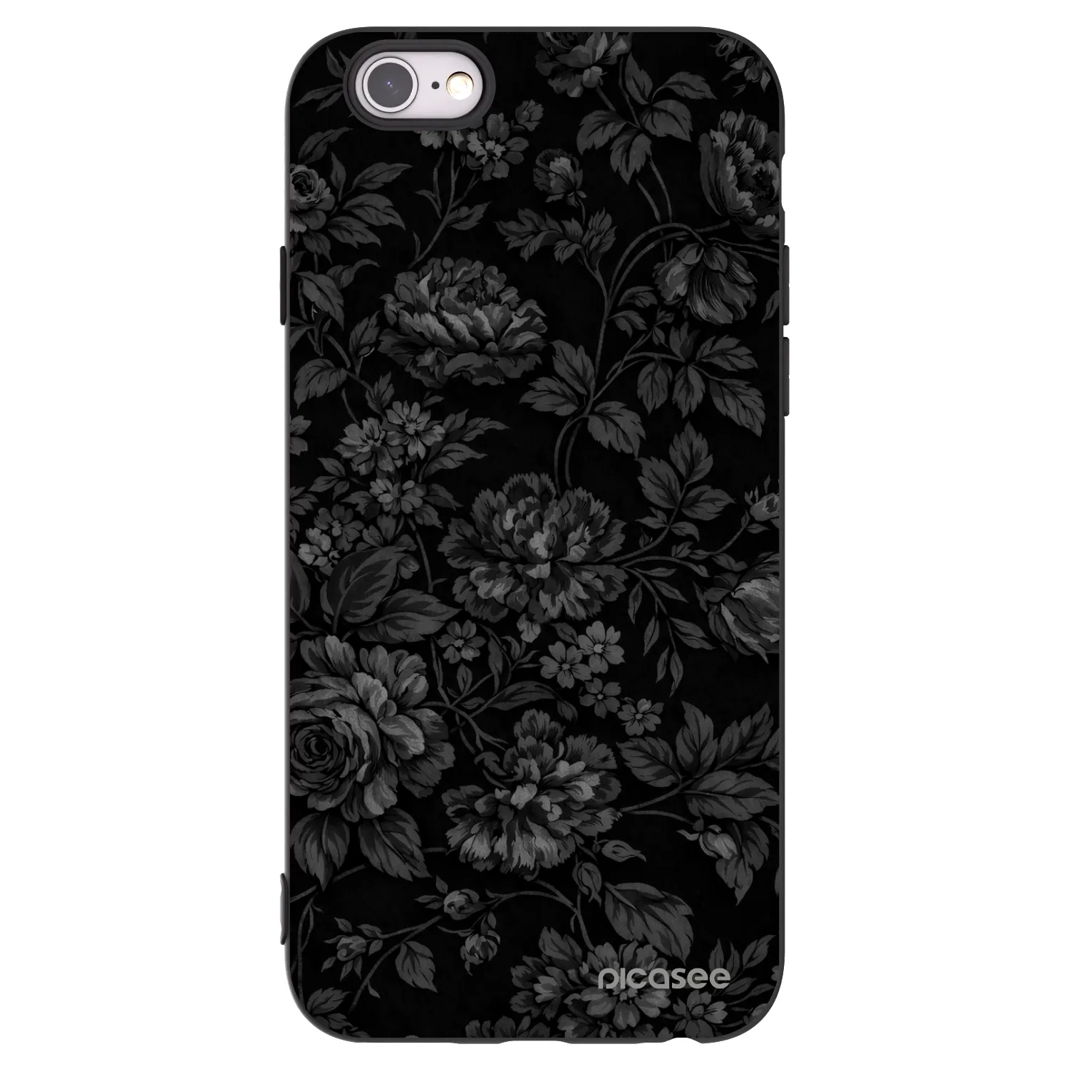 Picasee silikónový čierny obal pre Apple iPhone 6/6S - Dark Romance