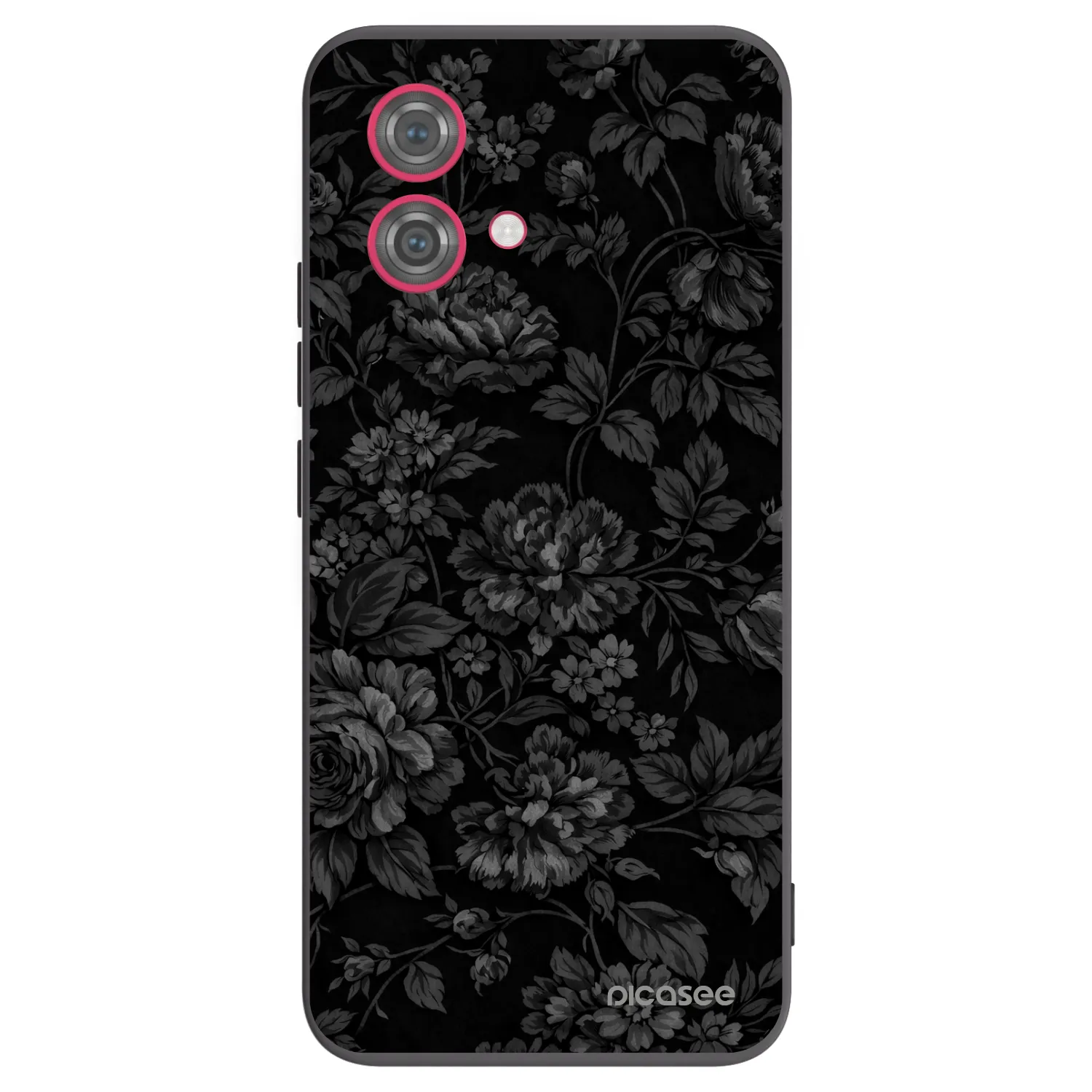 Silikónový čierny obal pre Motorola Moto G84 5G - Dark Romance