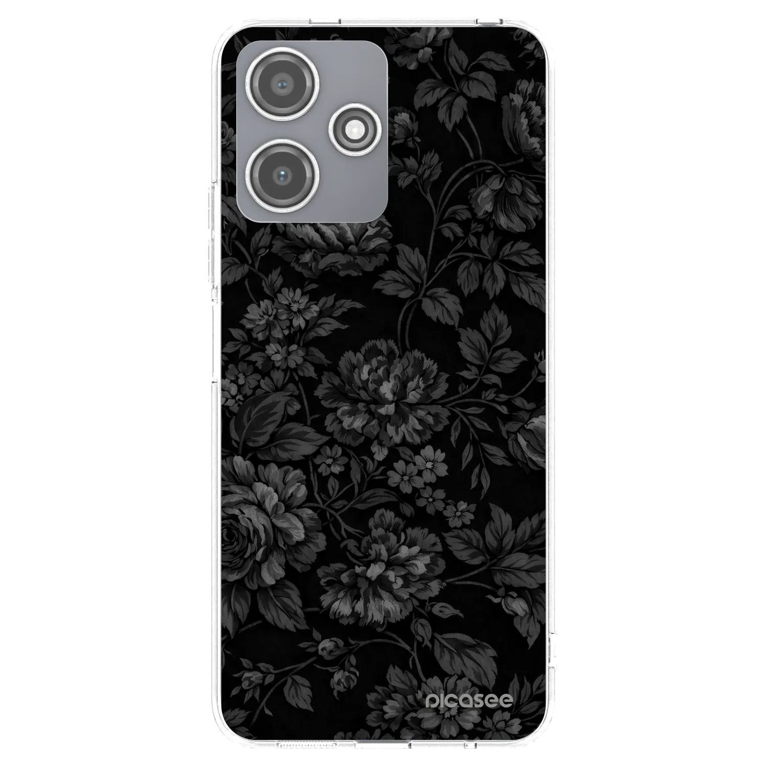 Picasee silikónový prehľadný obal pre Xiaomi Redmi 12 5G - Dark Romance