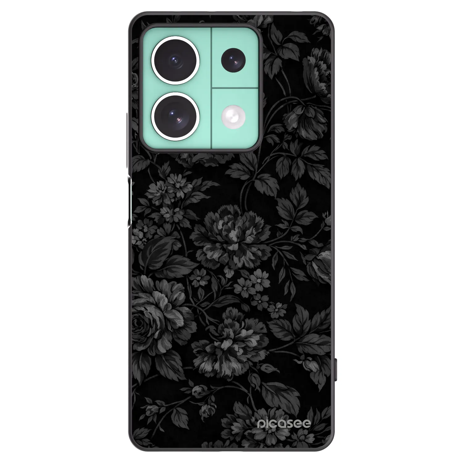 Picasee silikónový čierny obal pre Xiaomi Redmi Note 13 5G - Dark Romance