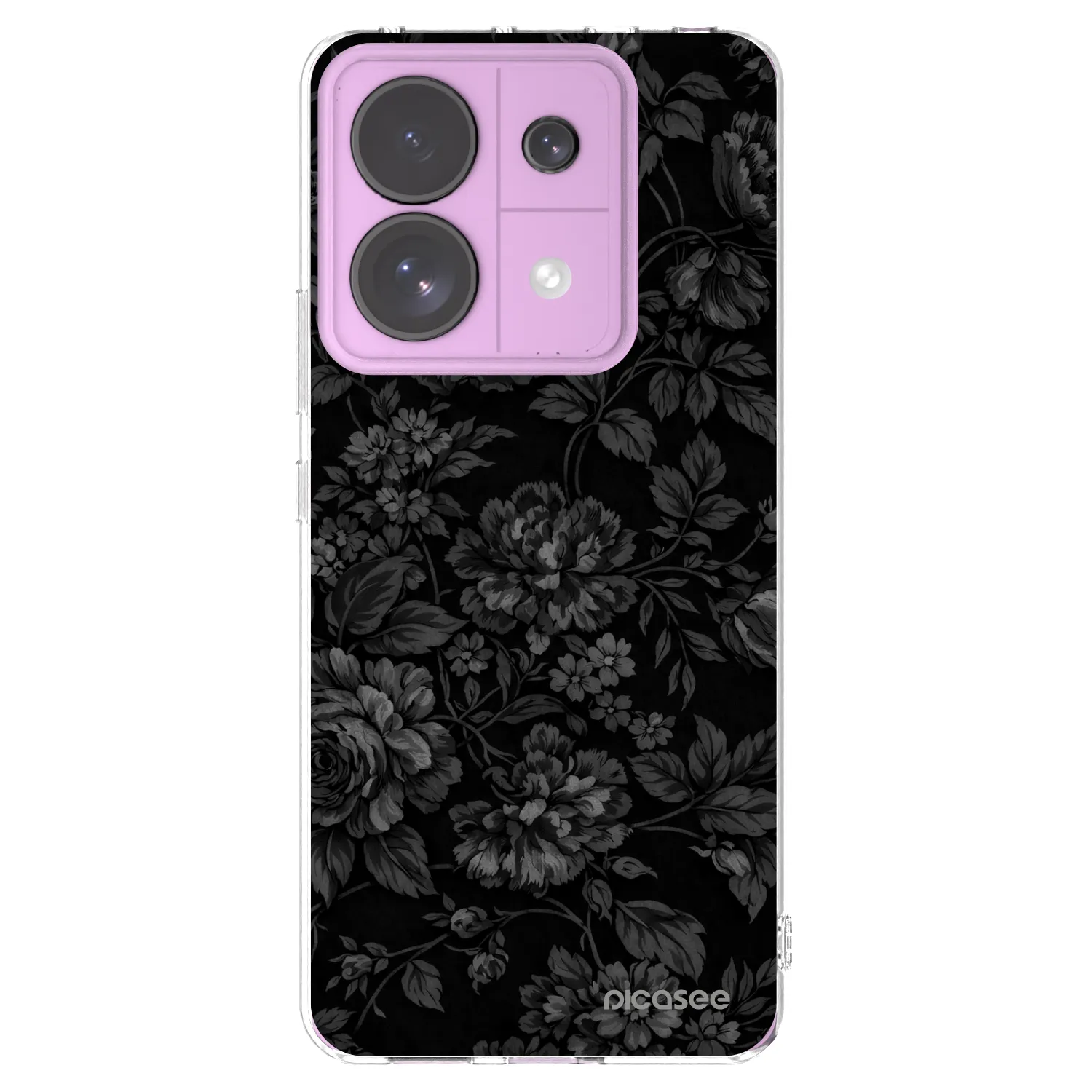 Picasee silikónový prehľadný obal pre Xiaomi Redmi Note 13 Pro 5G - Dark Romance