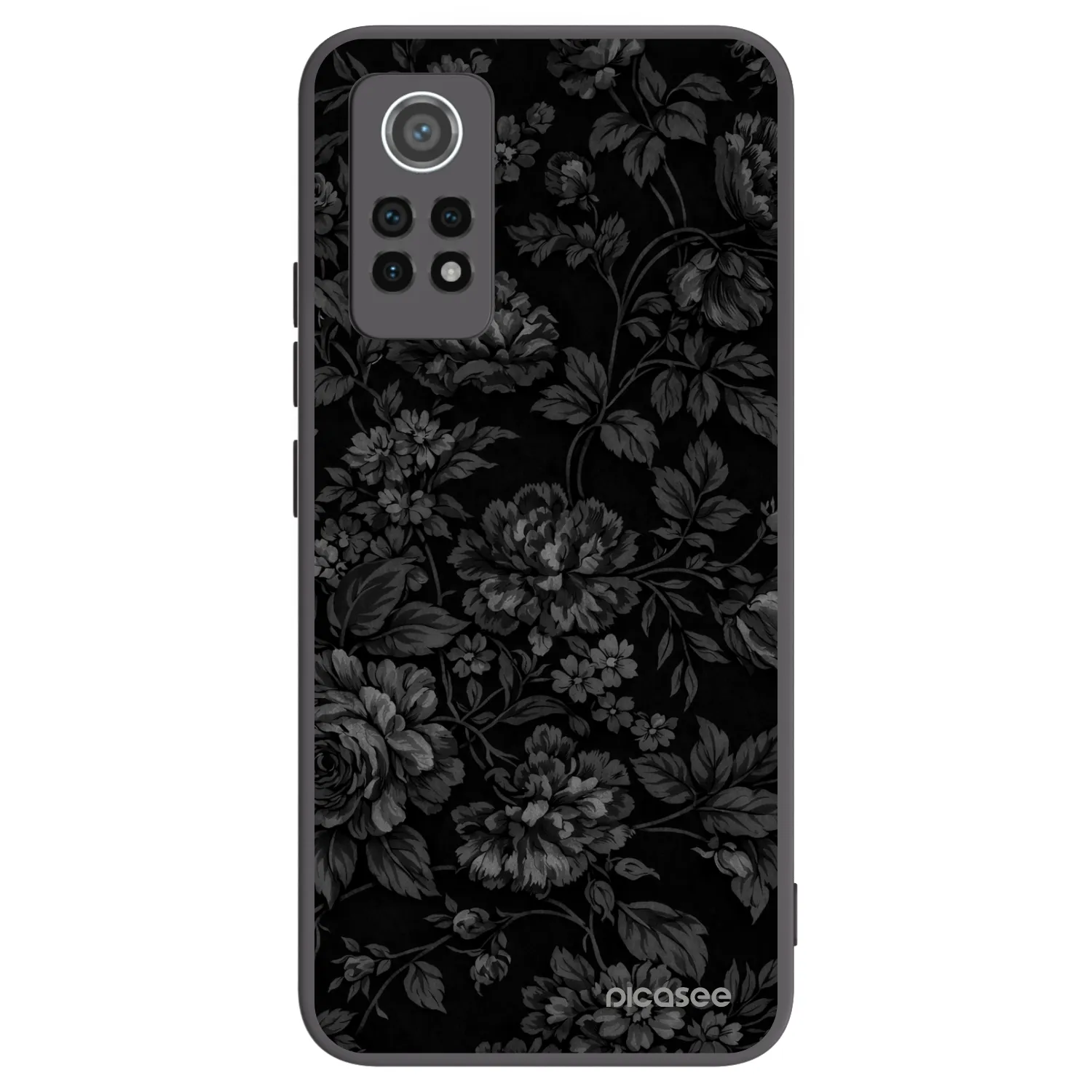 Picasee silikónový čierny obal pre Xiaomi Redmi Note 12 Pro 4G - Dark Romance