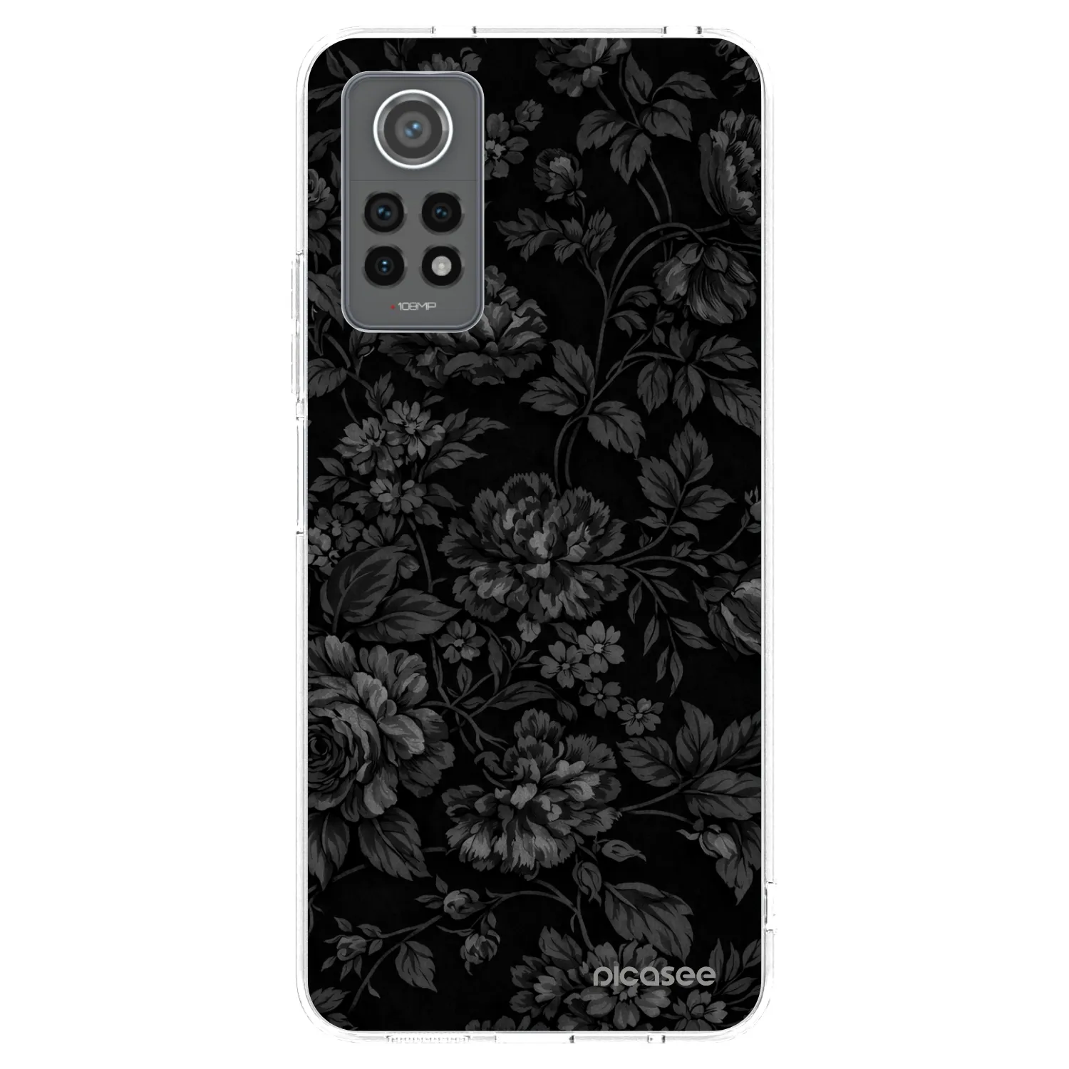 Picasee silikónový prehľadný obal pre Xiaomi Redmi Note 12 Pro 4G - Dark Romance