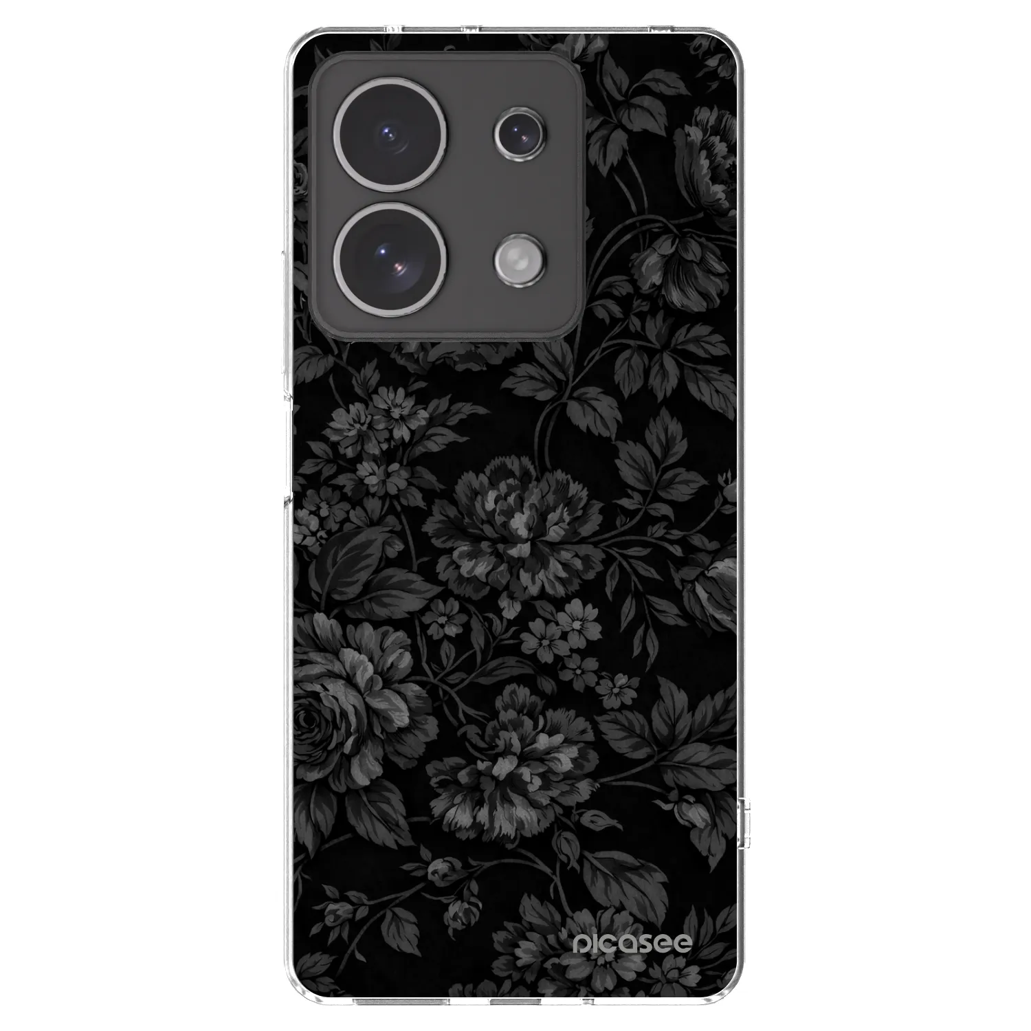 Picasee silikónový prehľadný obal pre Xiaomi Redmi Note 13 4G - Dark Romance
