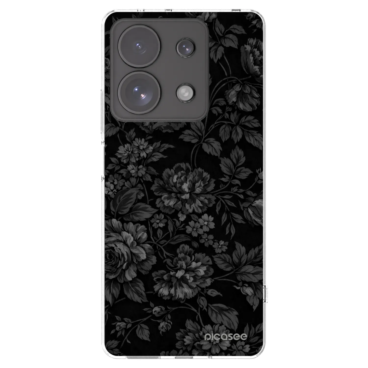 Silikónový prehľadný obal pre Xiaomi Redmi Note 13 Pro 4G - Dark Romance