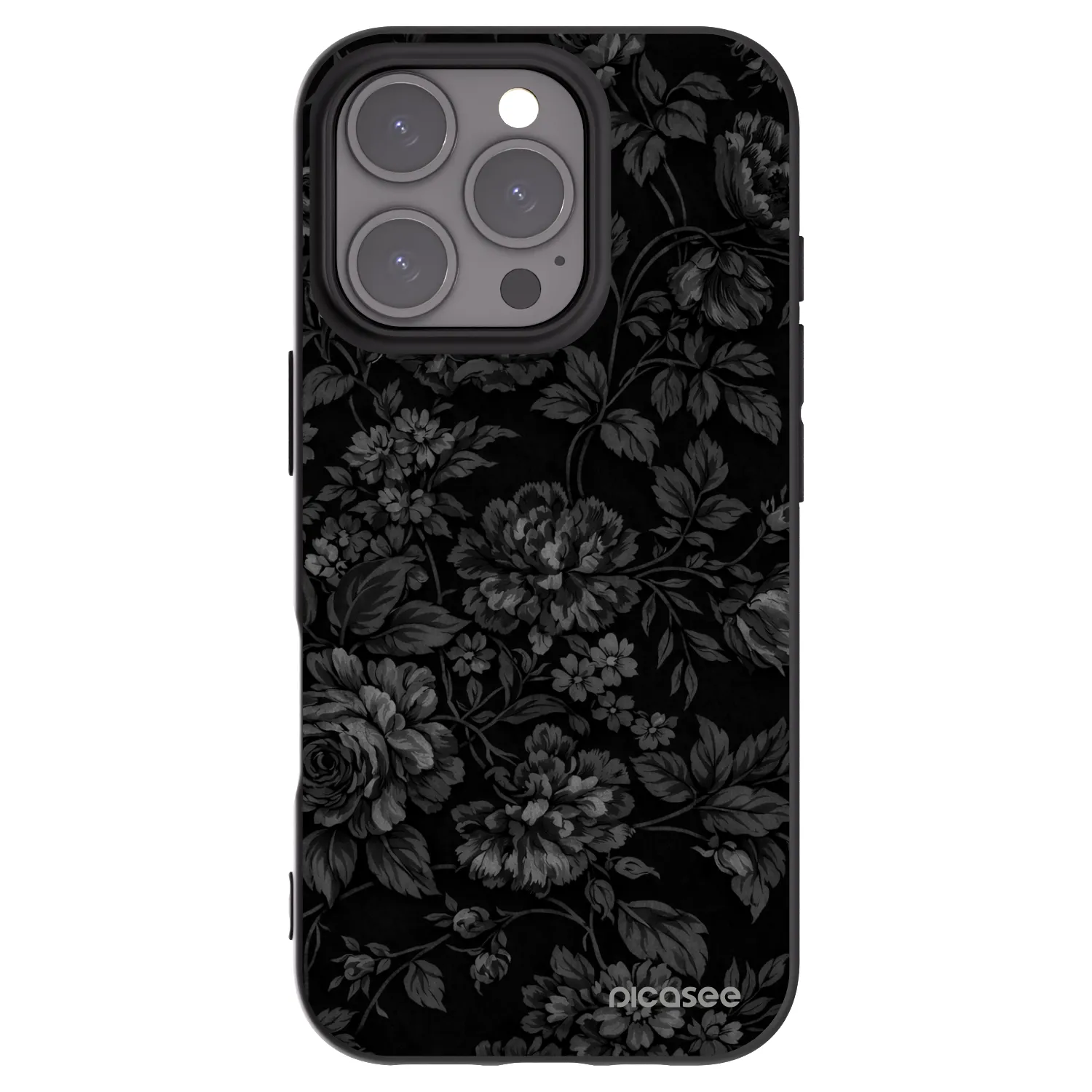 Picasee silikónový čierny obal pre Apple iPhone 16 Pro - Dark Romance